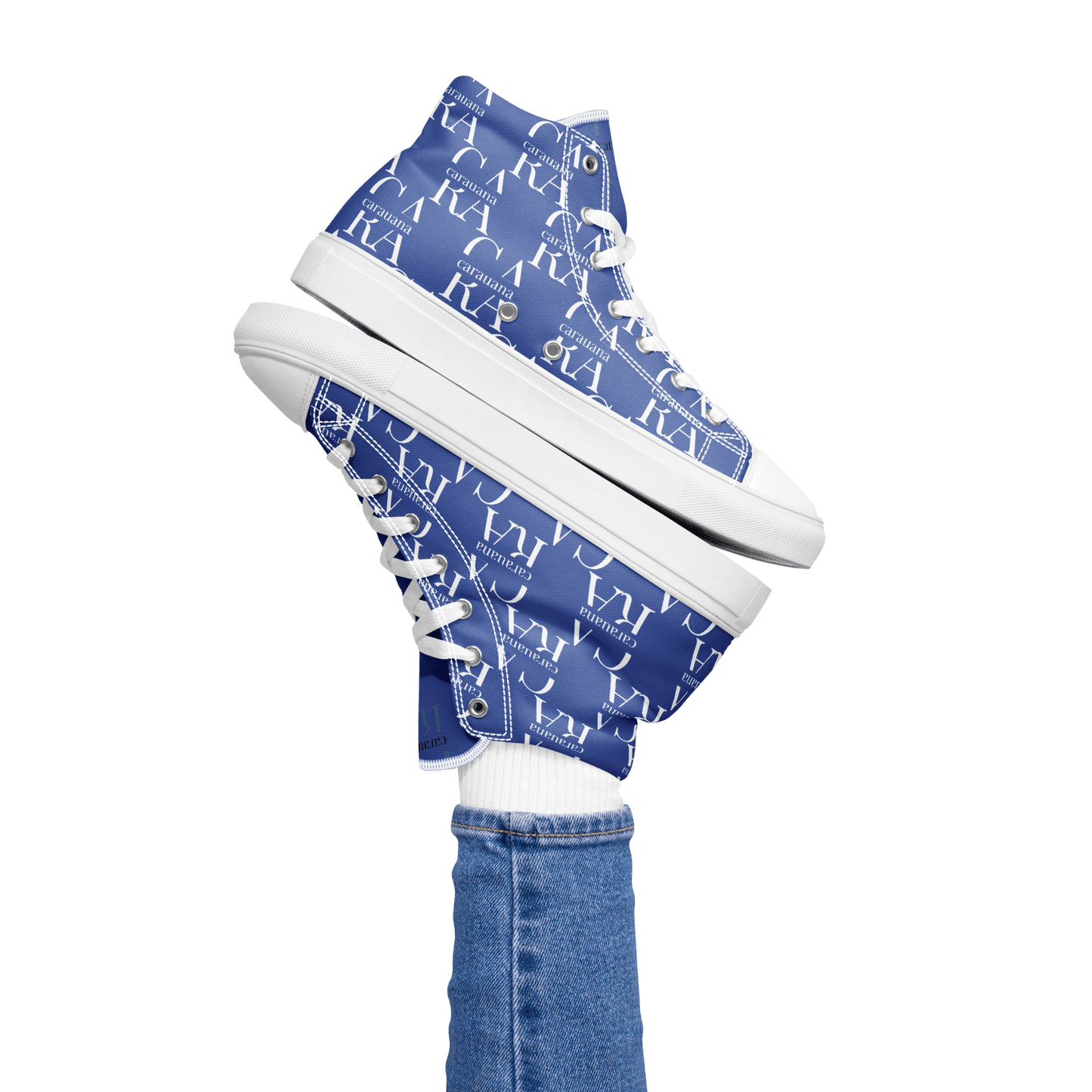 CARAUANA Hip Hop canvas shoes Blue Branded Carauana Store