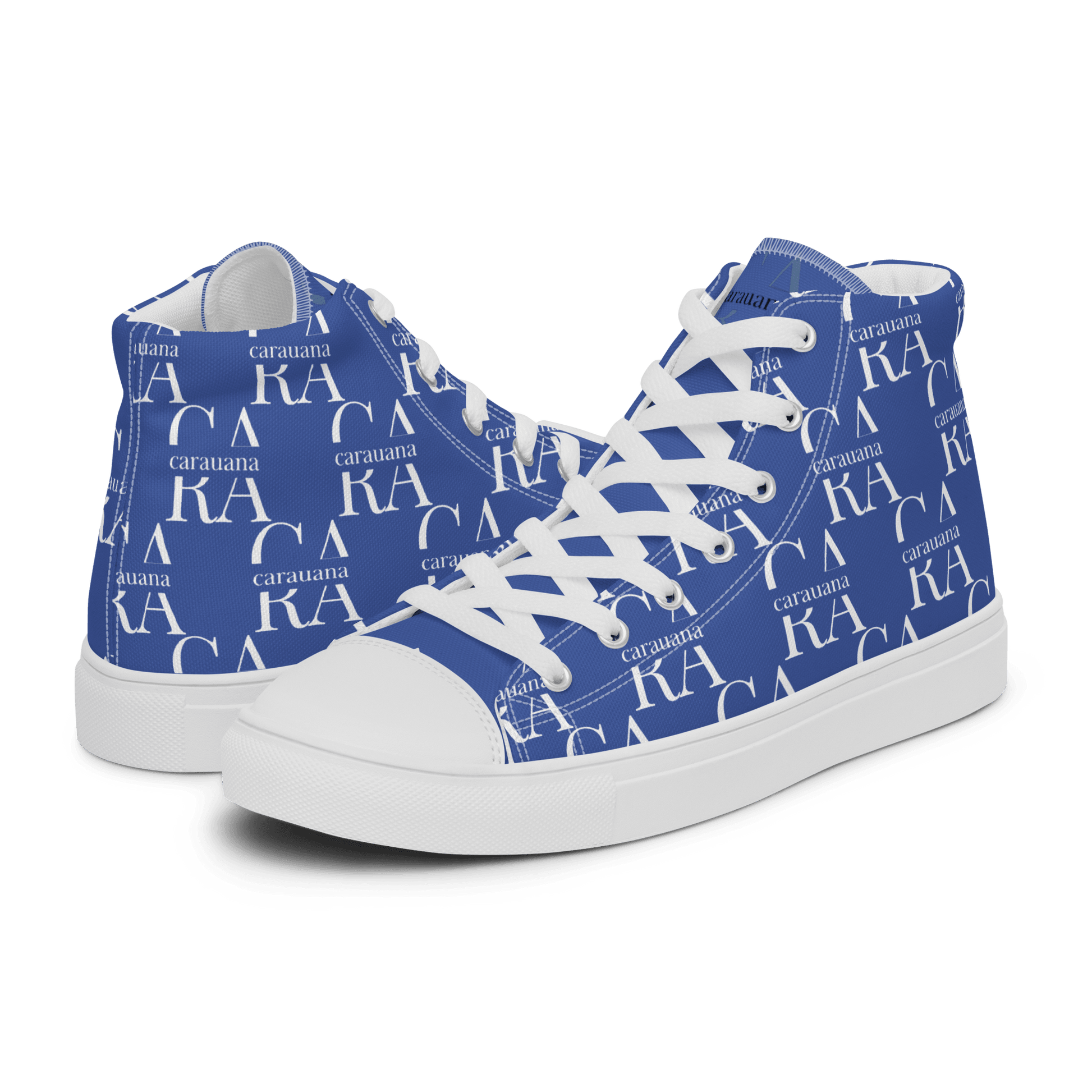 CARAUANA Hip Hop canvas shoes Blue Branded Carauana Store