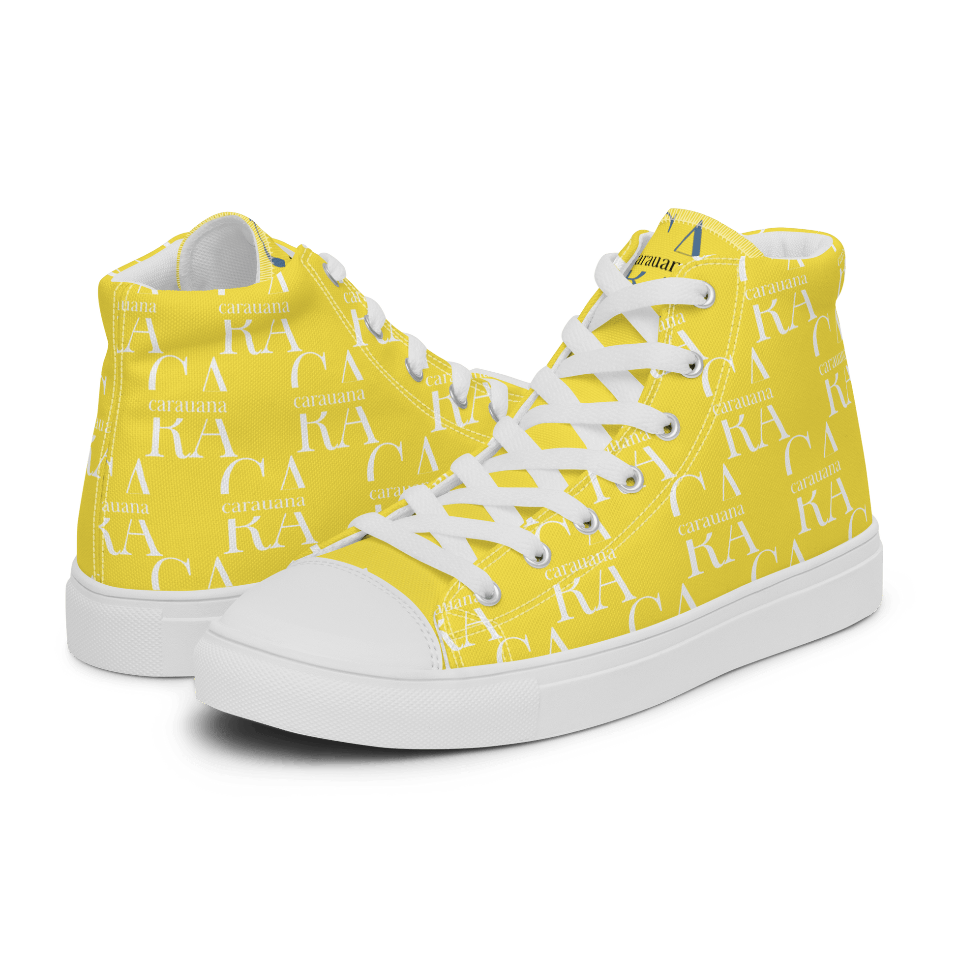 CARAUANA Hip Hop canvas shoes Yellow Branded Carauana Store