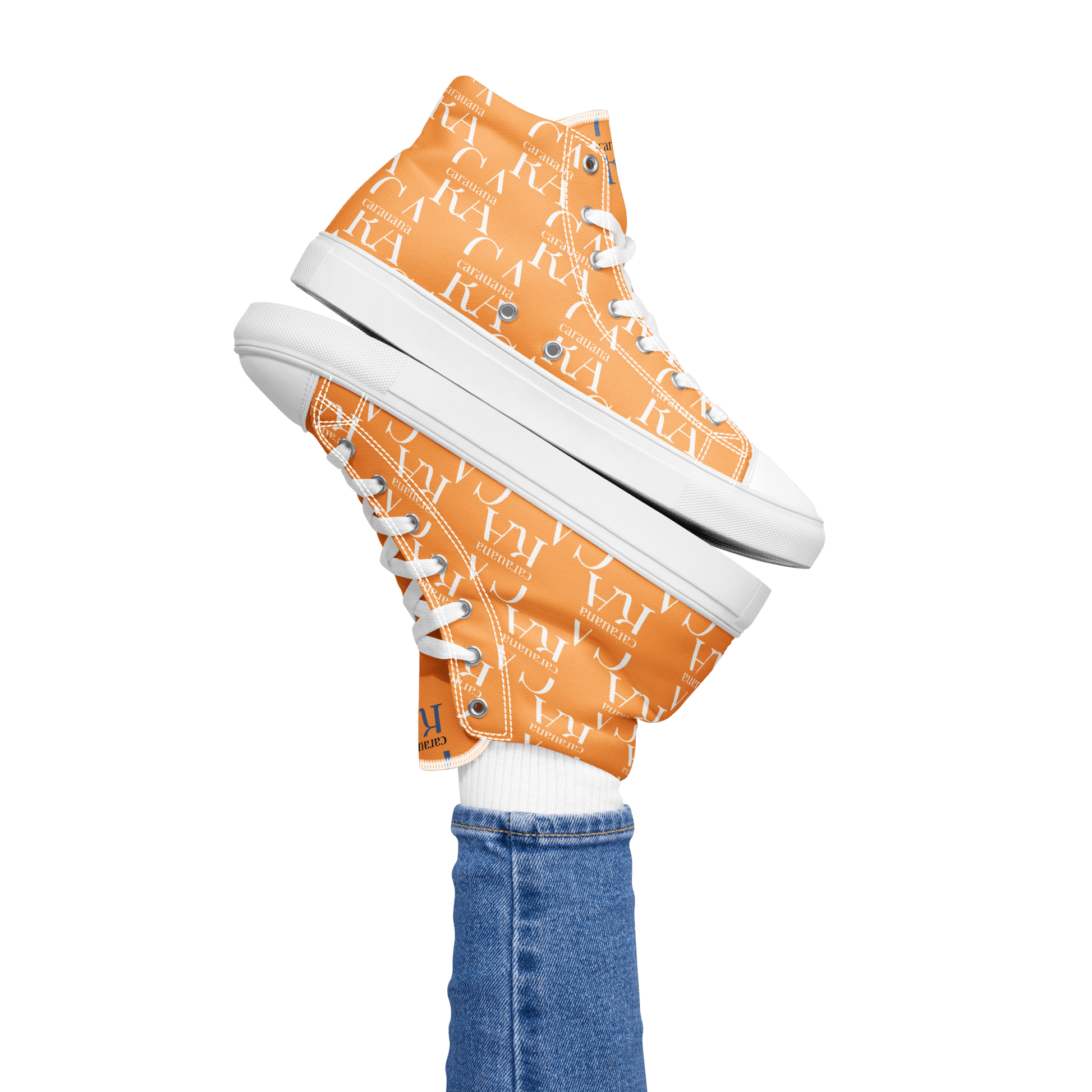 CARAUANA Hip Hop canvas shoes Orange Branded Carauana Store