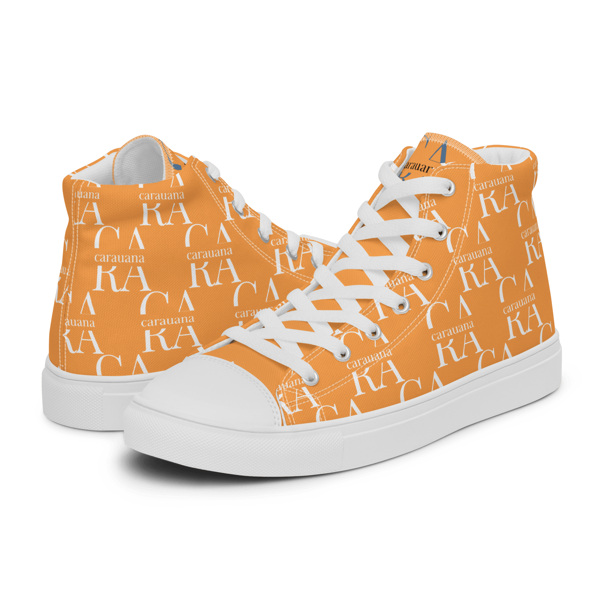 CARAUANA Hip Hop canvas shoes Orange Branded Carauana Store