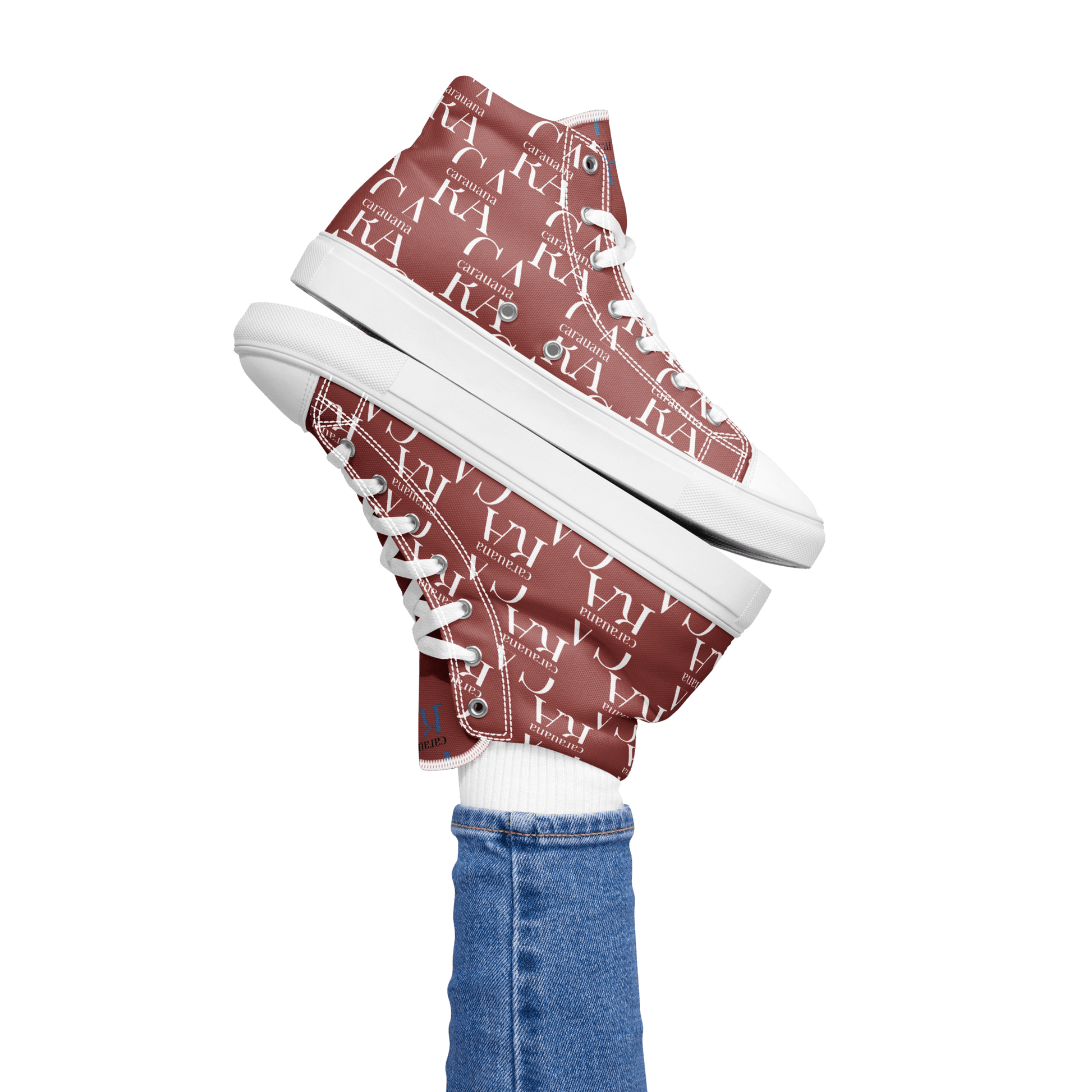 CARAUANA Hip Hop canvas shoes Brown Branded Carauana Store