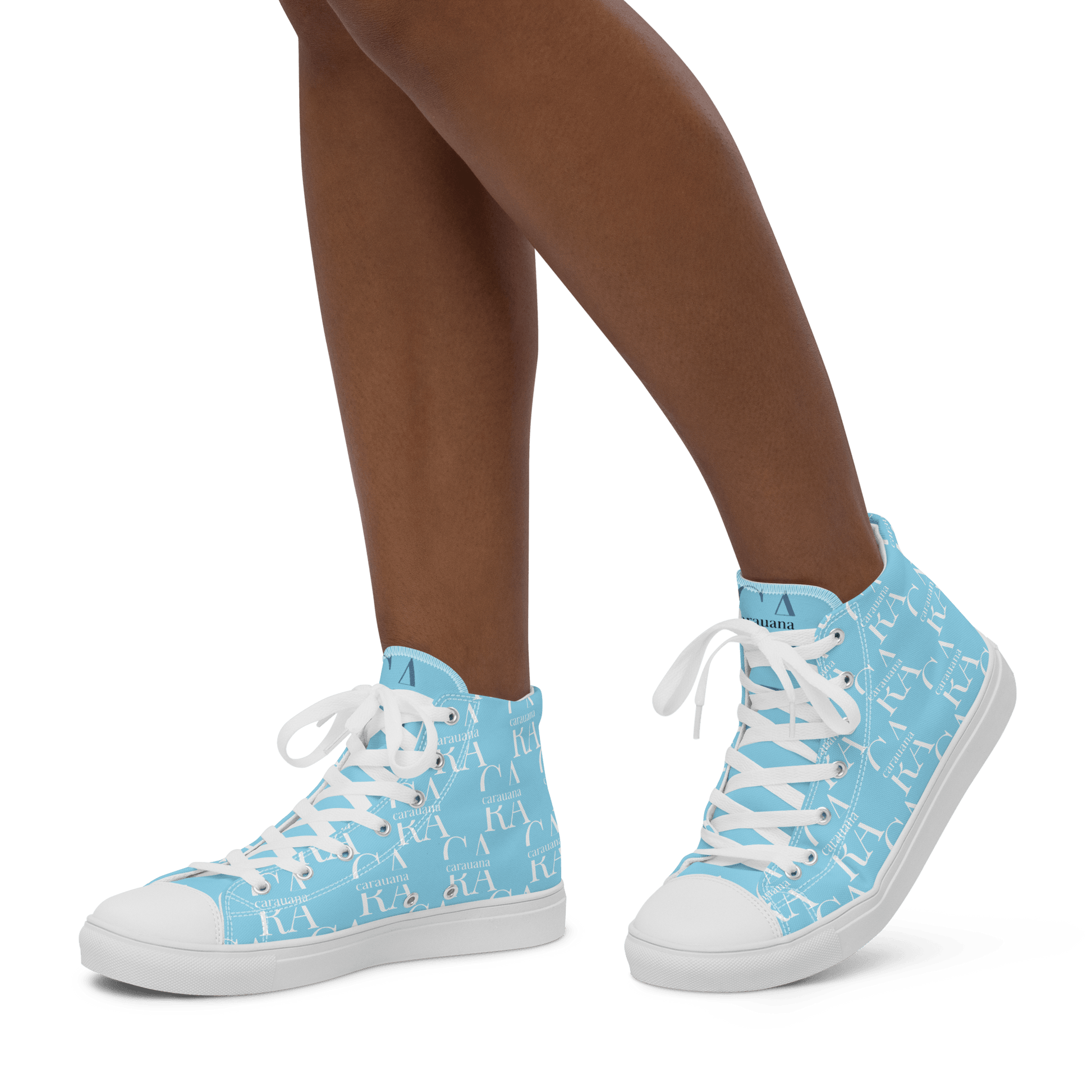 CARAUANA Hip Hop canvas shoes sky blue Branded Carauana Store