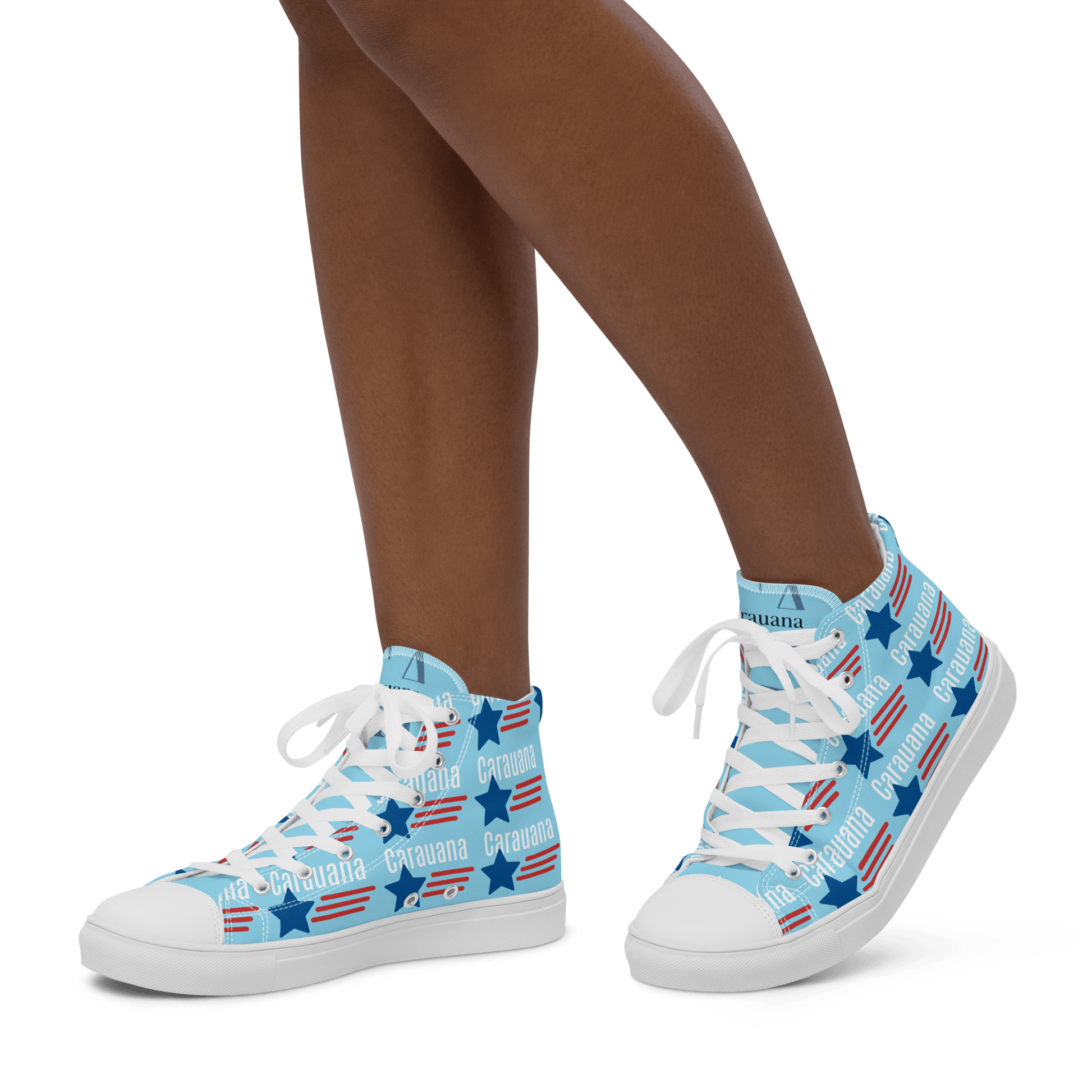CARAUANA Hip Hop canvas shoes sky blue USA Carauana Store