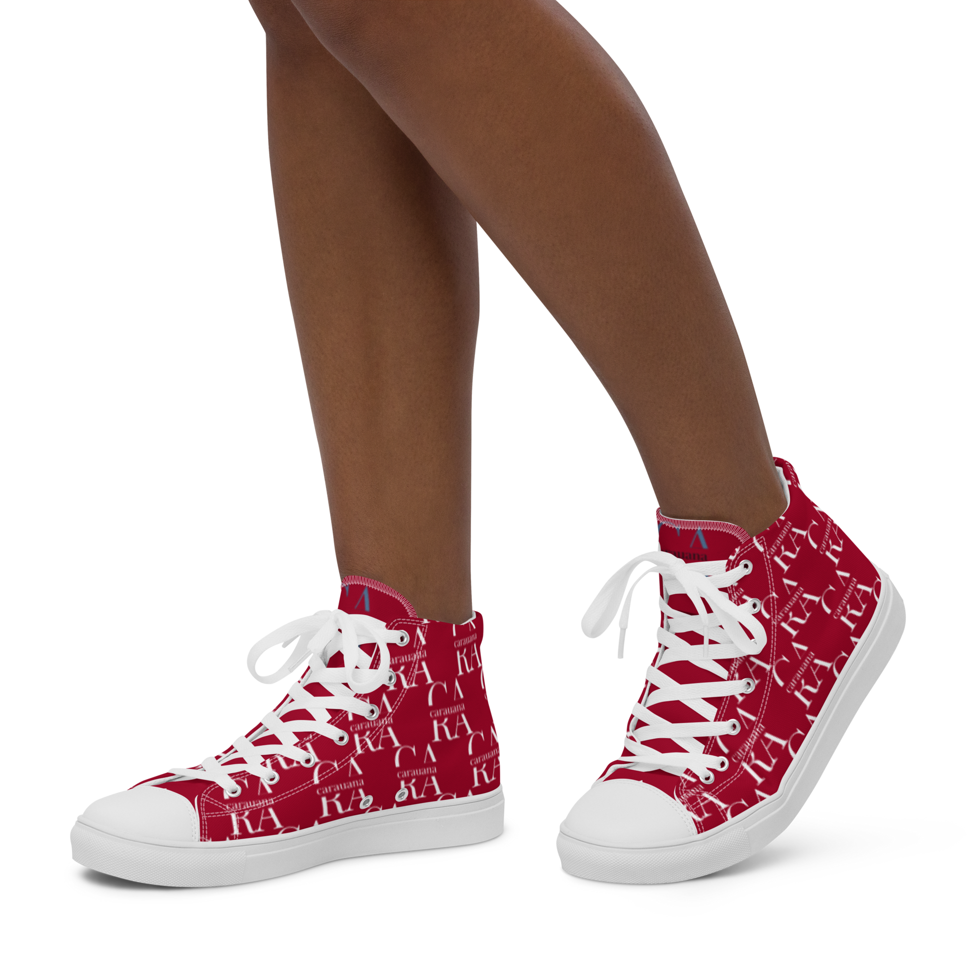 CARAUANA Hip Hop canvas shoes hot Red Branded Carauana Store