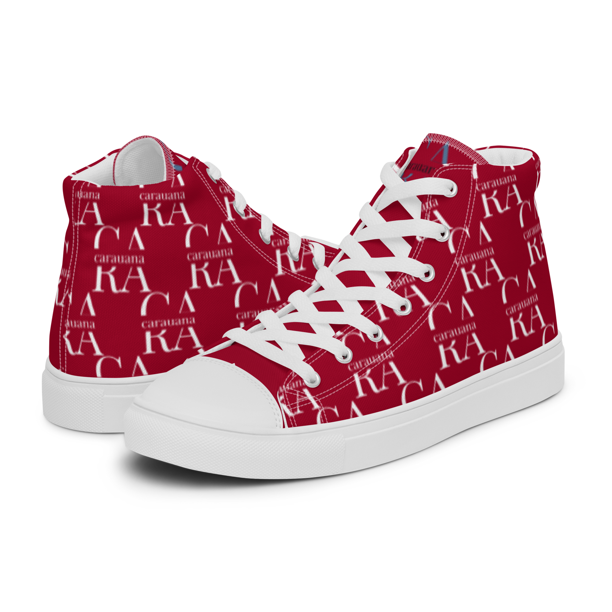 CARAUANA Hip Hop canvas shoes hot Red Branded Carauana Store