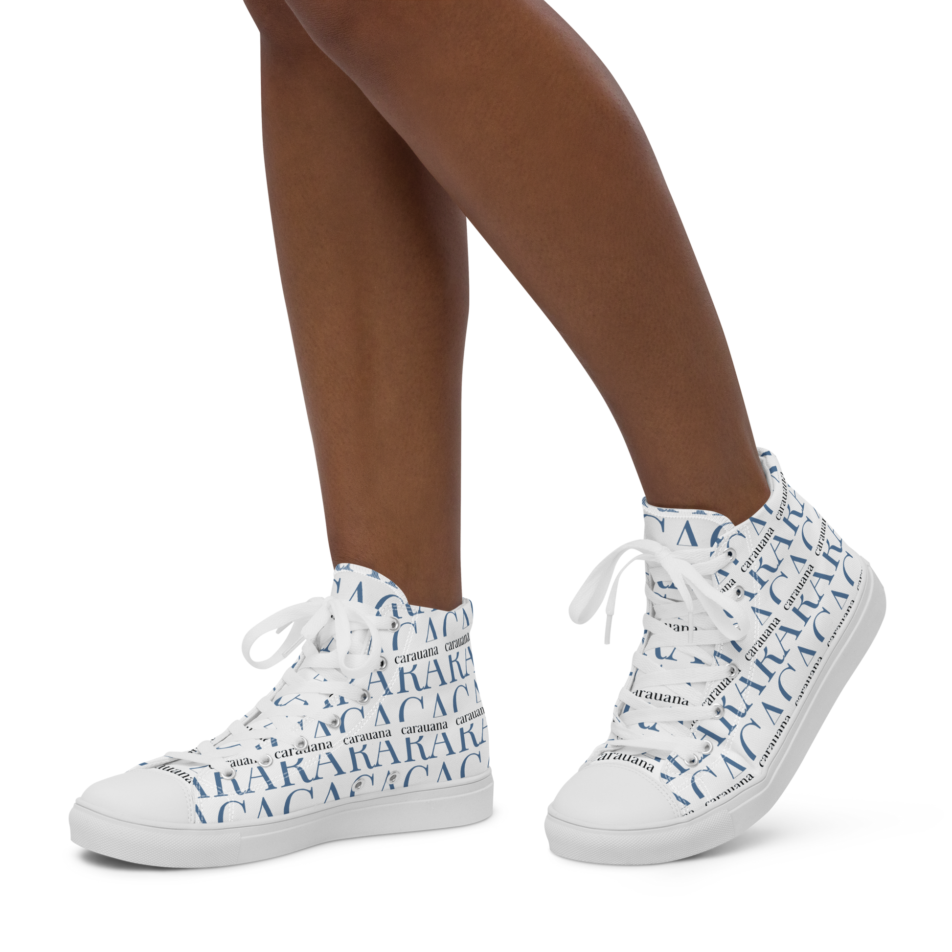 CARAUANA Fashionable canvas high top white Carauana Store
