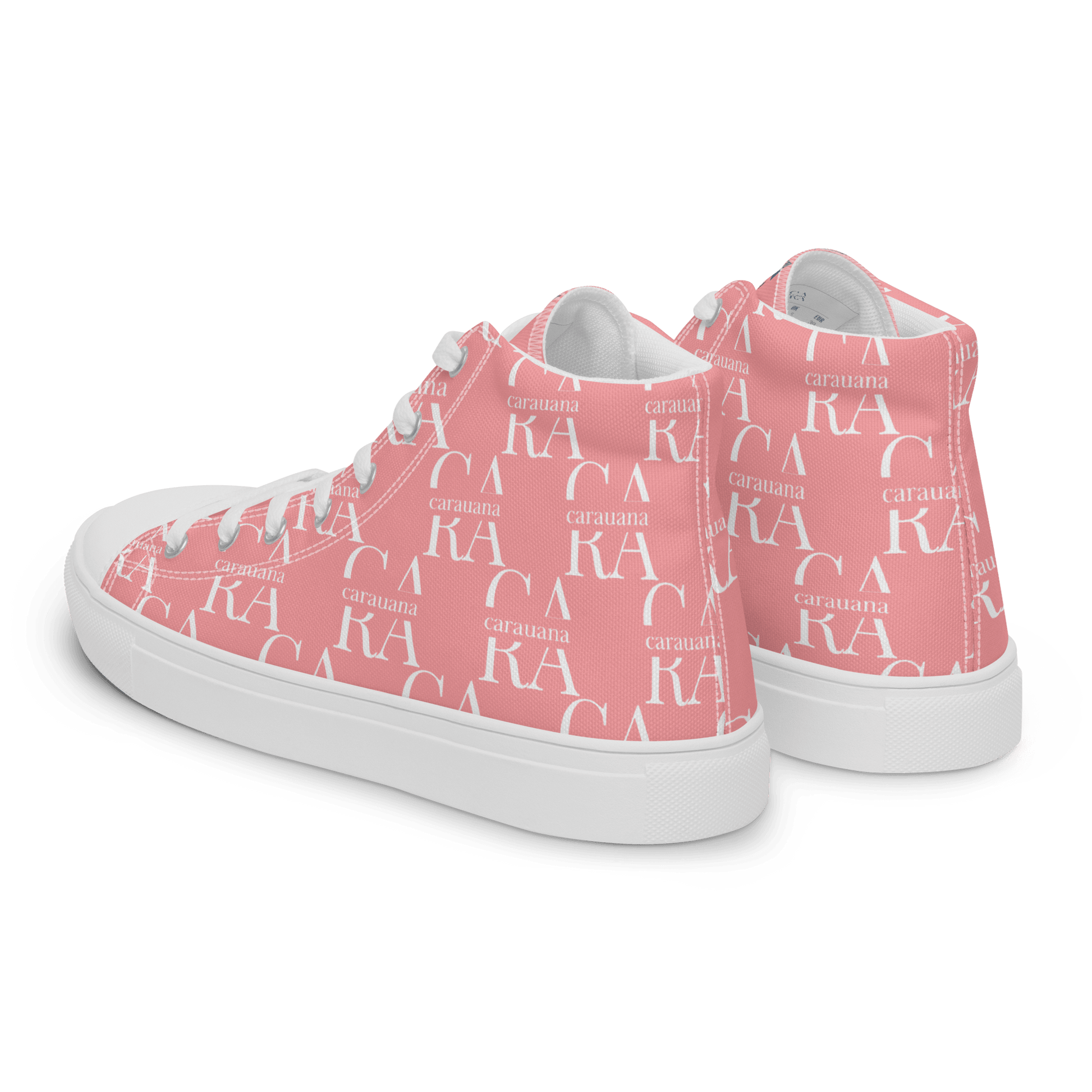 CARAUANA Hip Hop canvas shoes Pink Branded Carauana Store