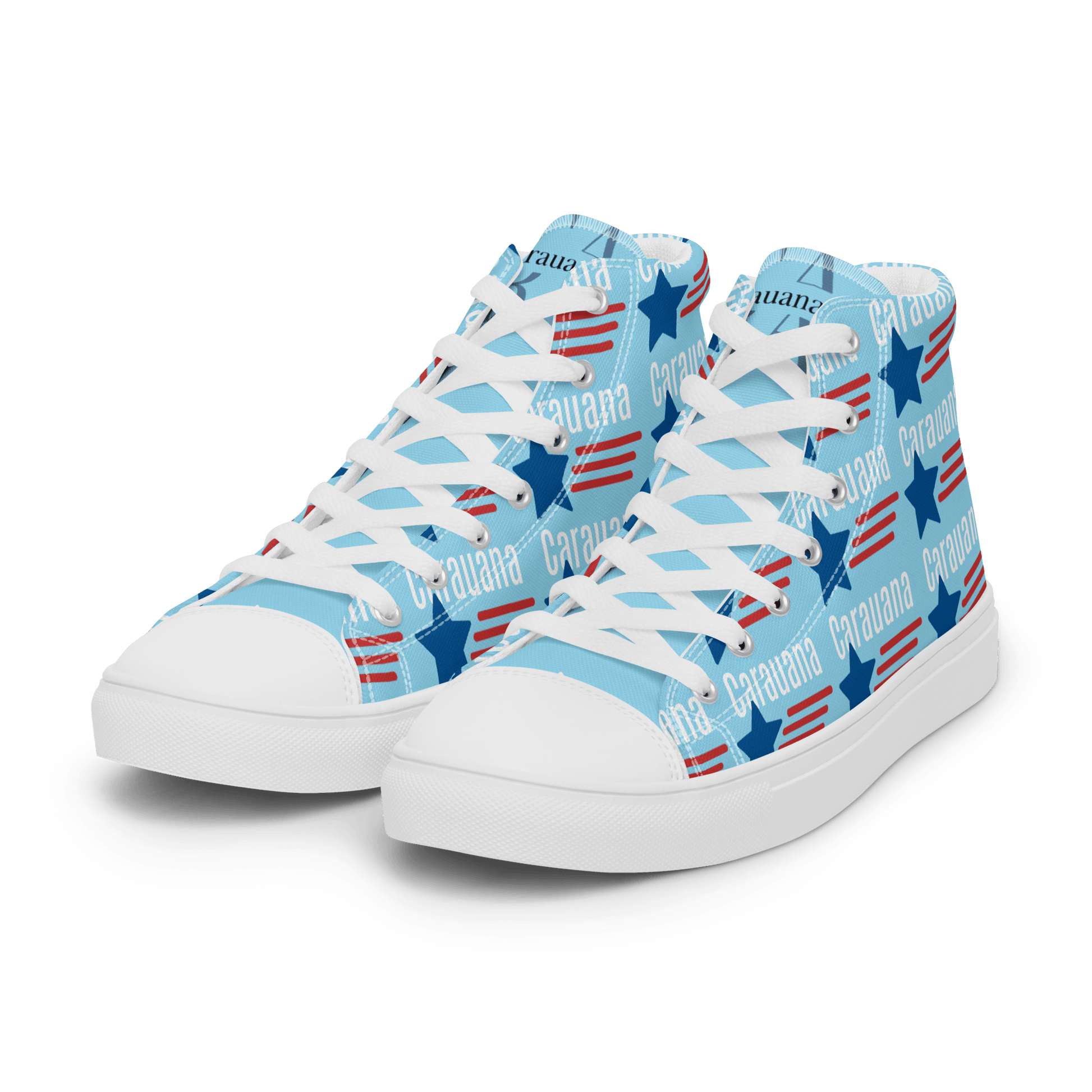CARAUANA Hip Hop canvas shoes sky blue USA Carauana Store