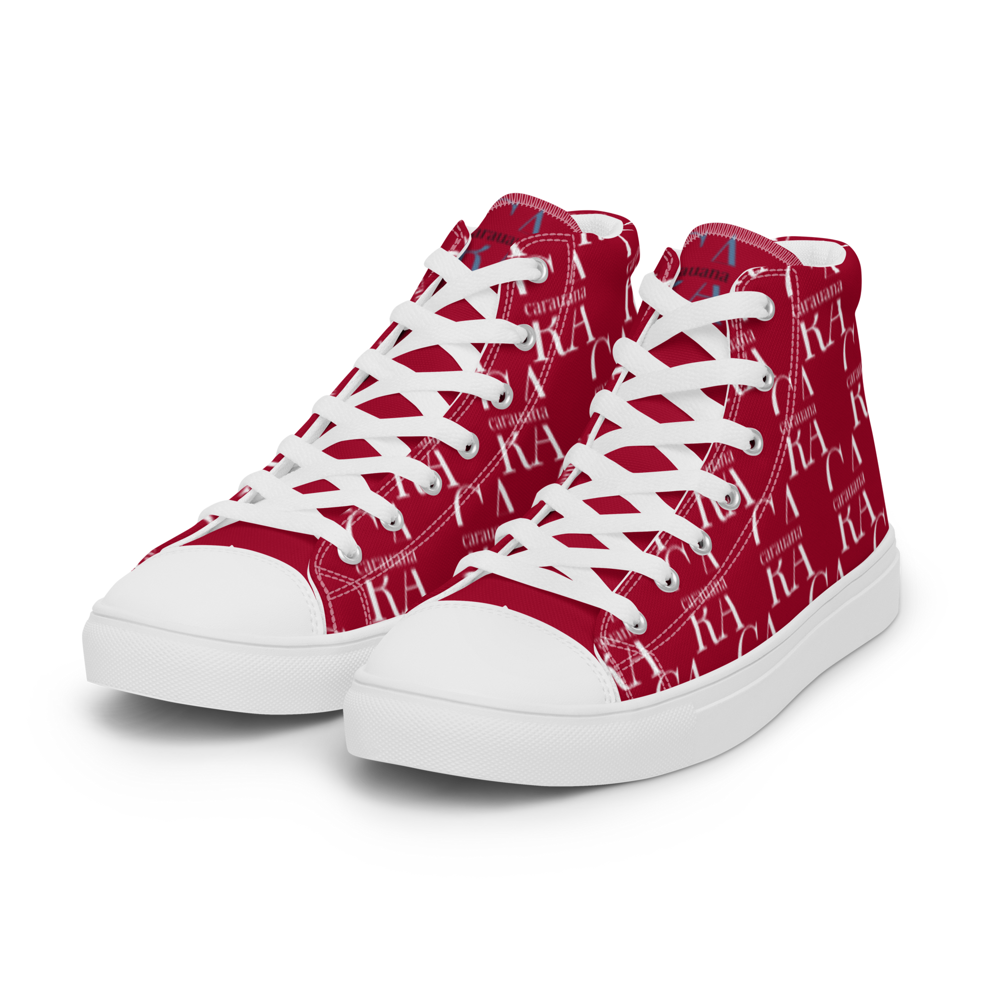 CARAUANA Hip Hop canvas shoes hot Red Branded Carauana Store