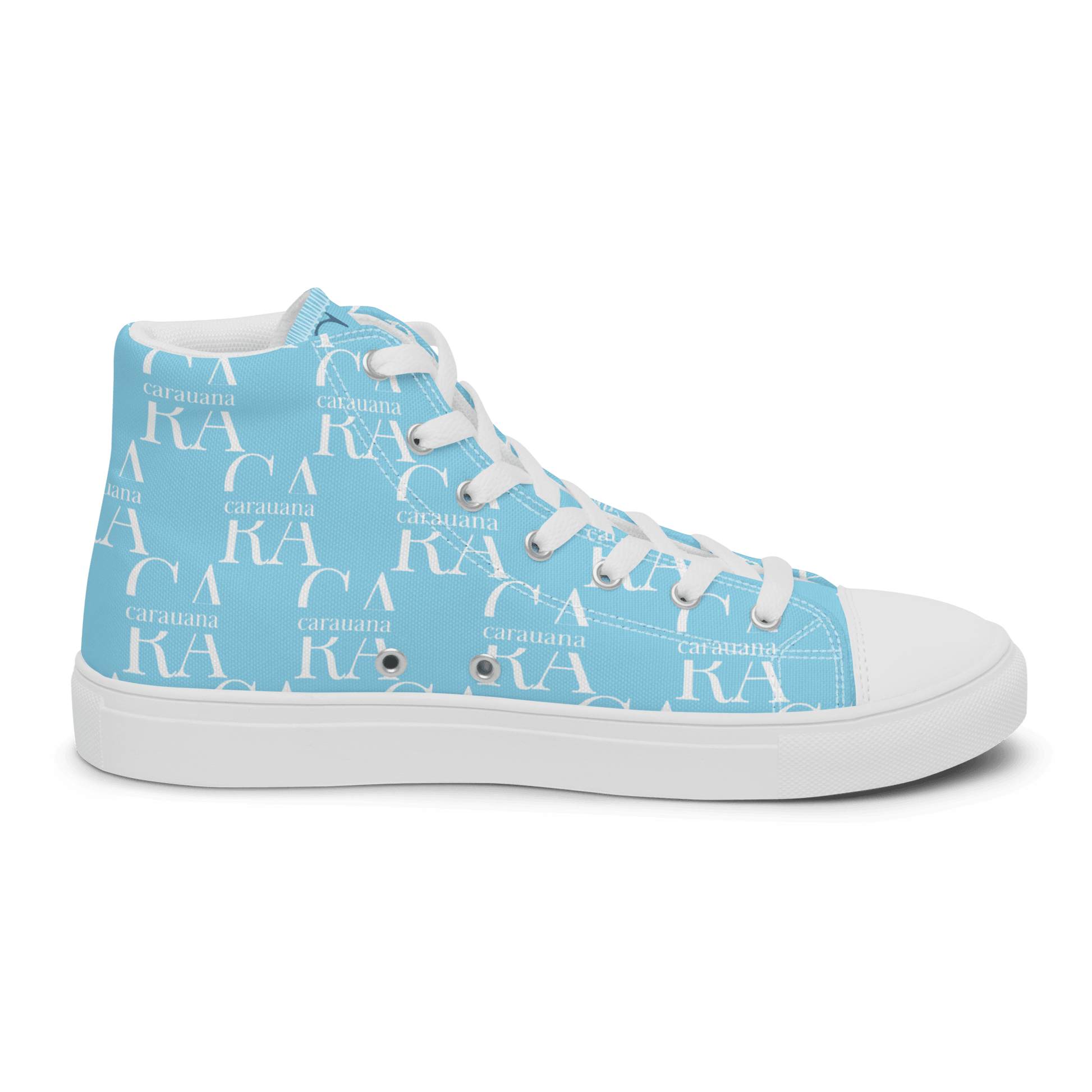 CARAUANA Hip Hop canvas shoes sky blue Branded Carauana Store