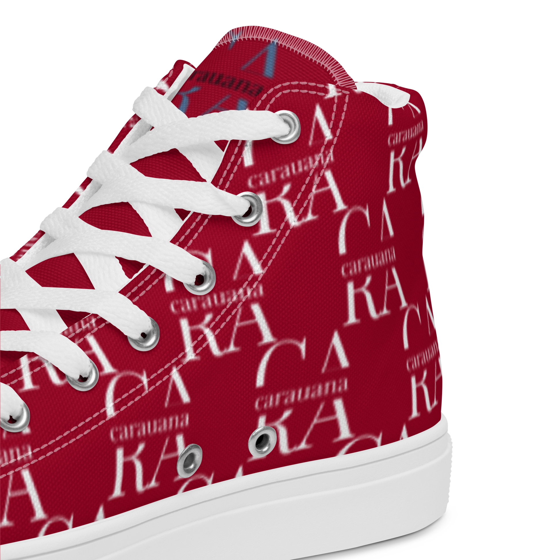 CARAUANA Hip Hop canvas shoes hot Red Branded Carauana Store