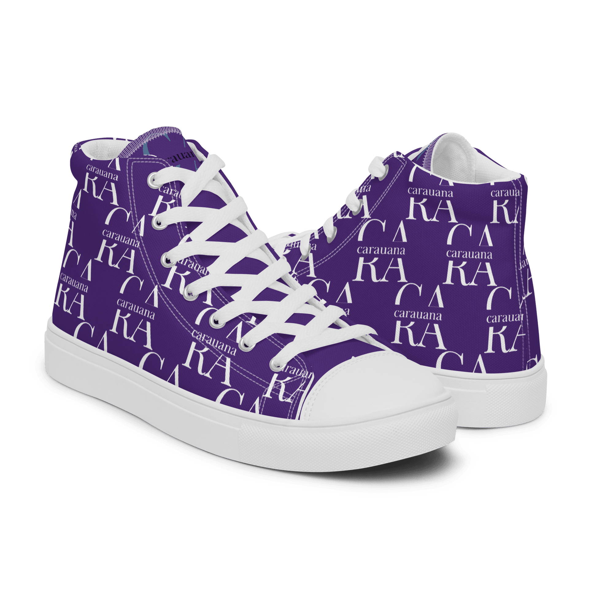 CARAUANA Hip Hop canvas shoes violet Branded Carauana Store