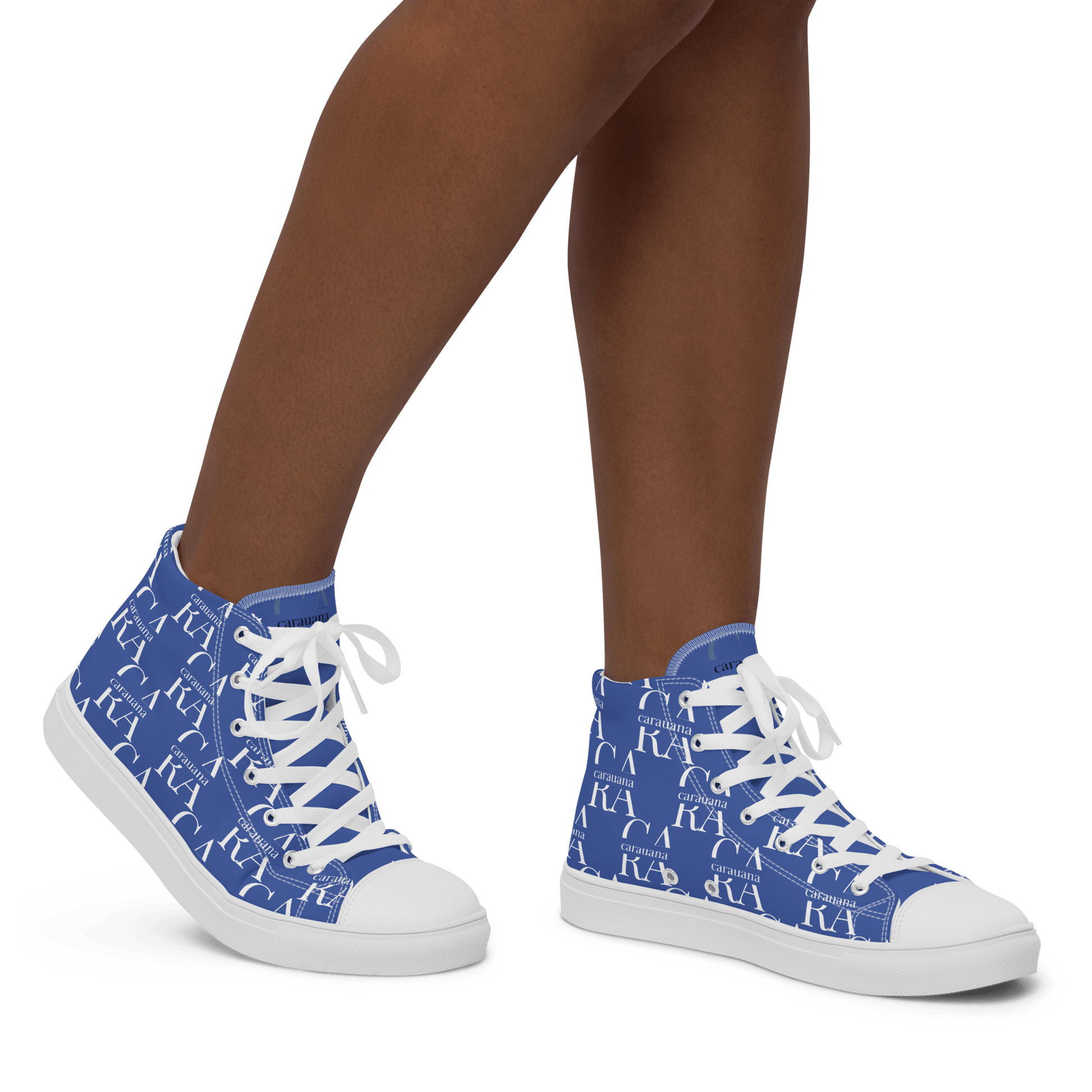 CARAUANA Hip Hop canvas shoes Blue Branded Carauana Store