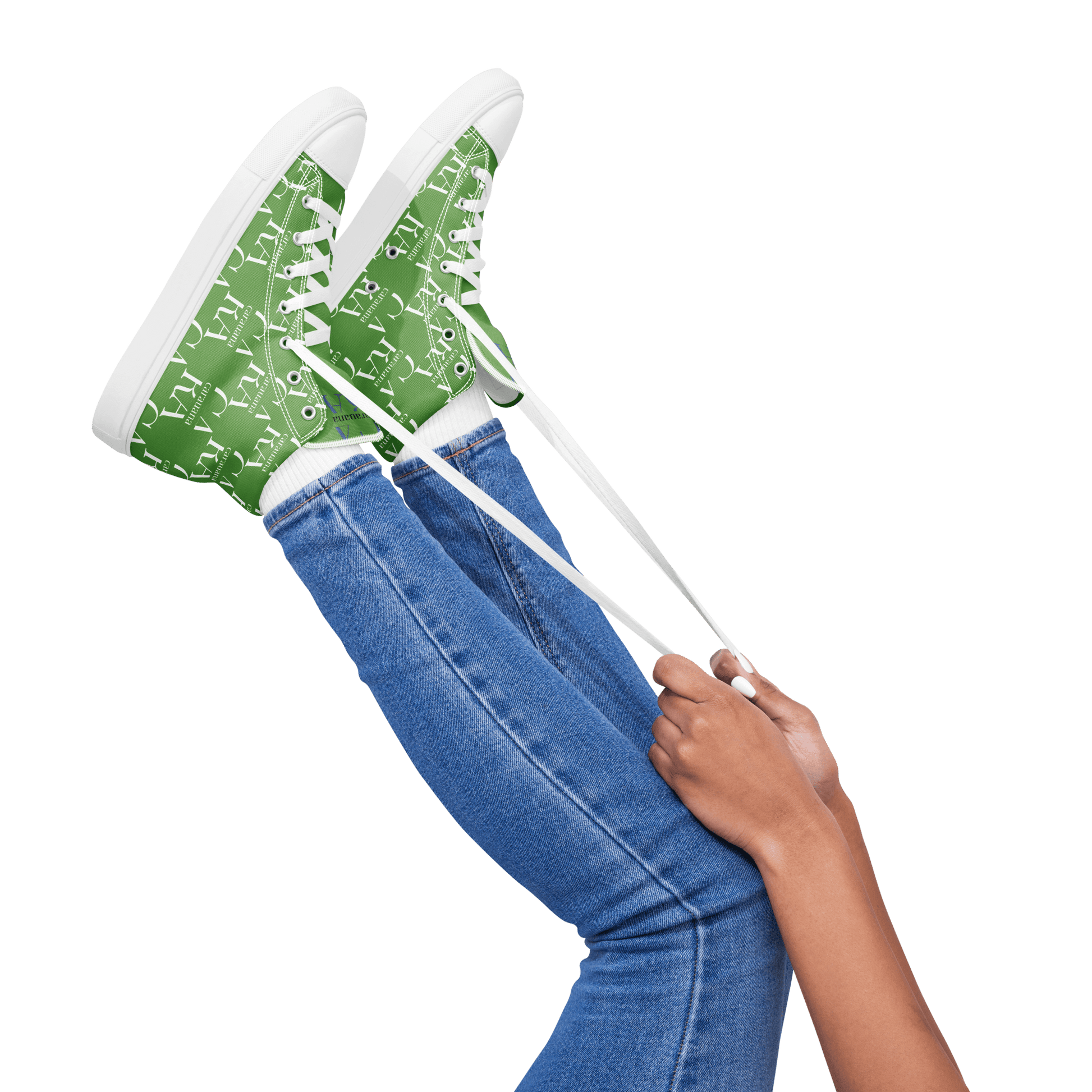 CARAUANA Hip Hop canvas shoes Green Branded Carauana Store