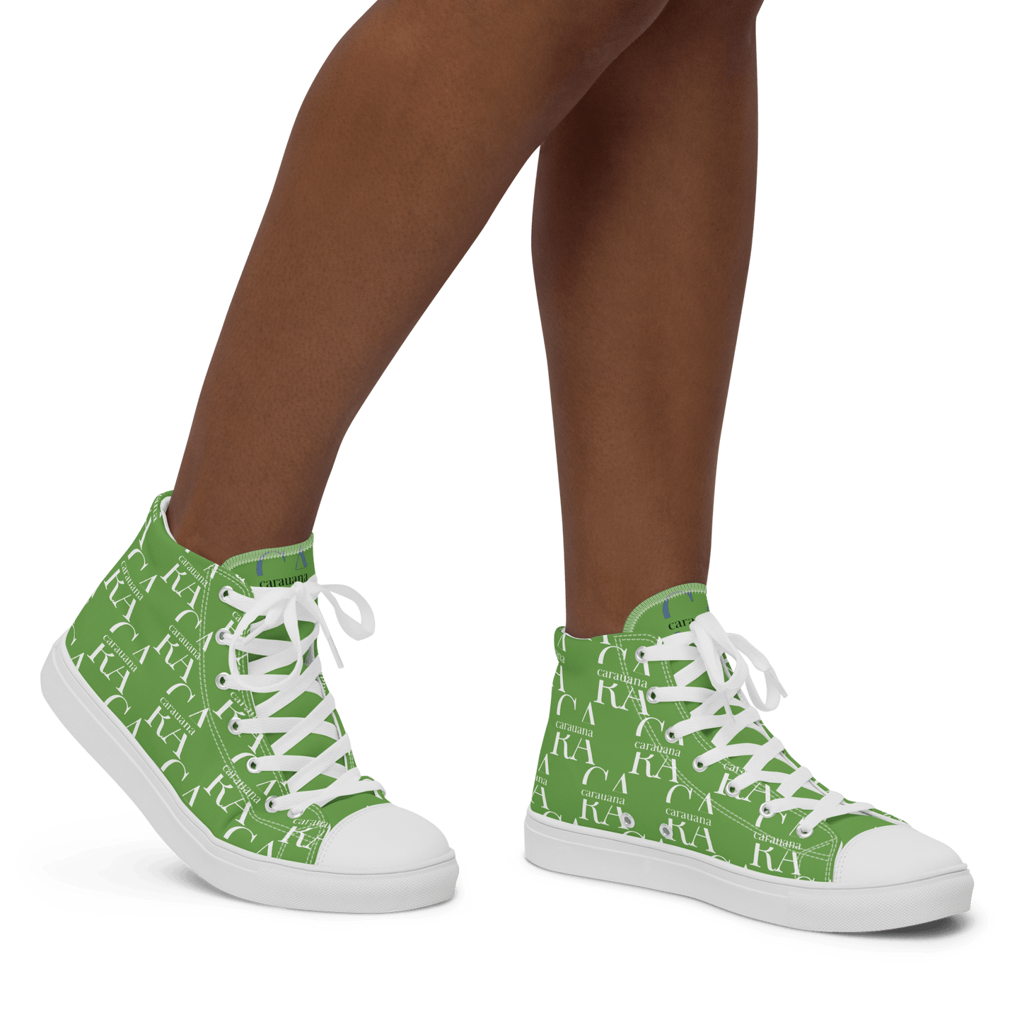 CARAUANA Hip Hop canvas shoes Green Branded Carauana Store