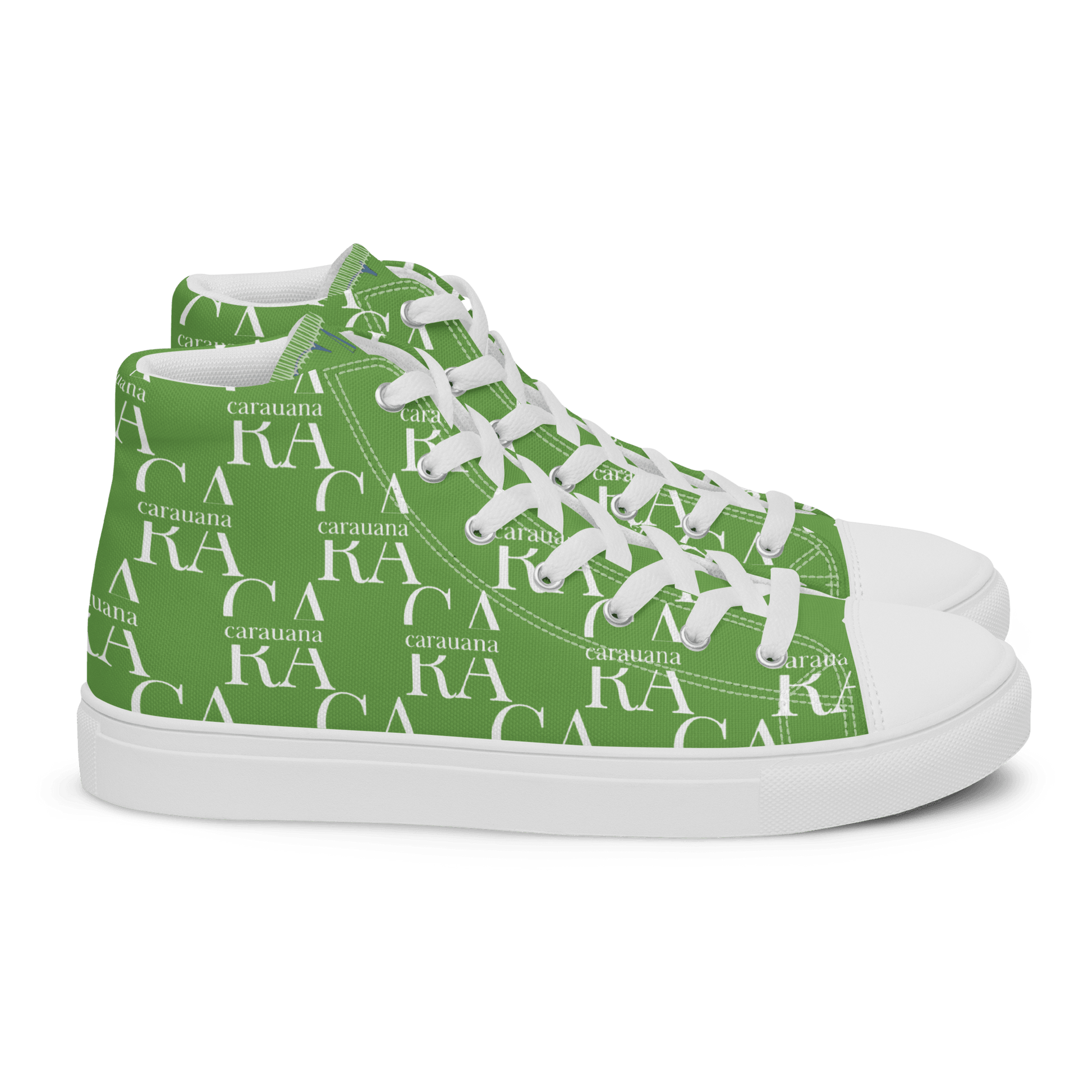 CARAUANA Hip Hop canvas shoes Green Branded Carauana Store