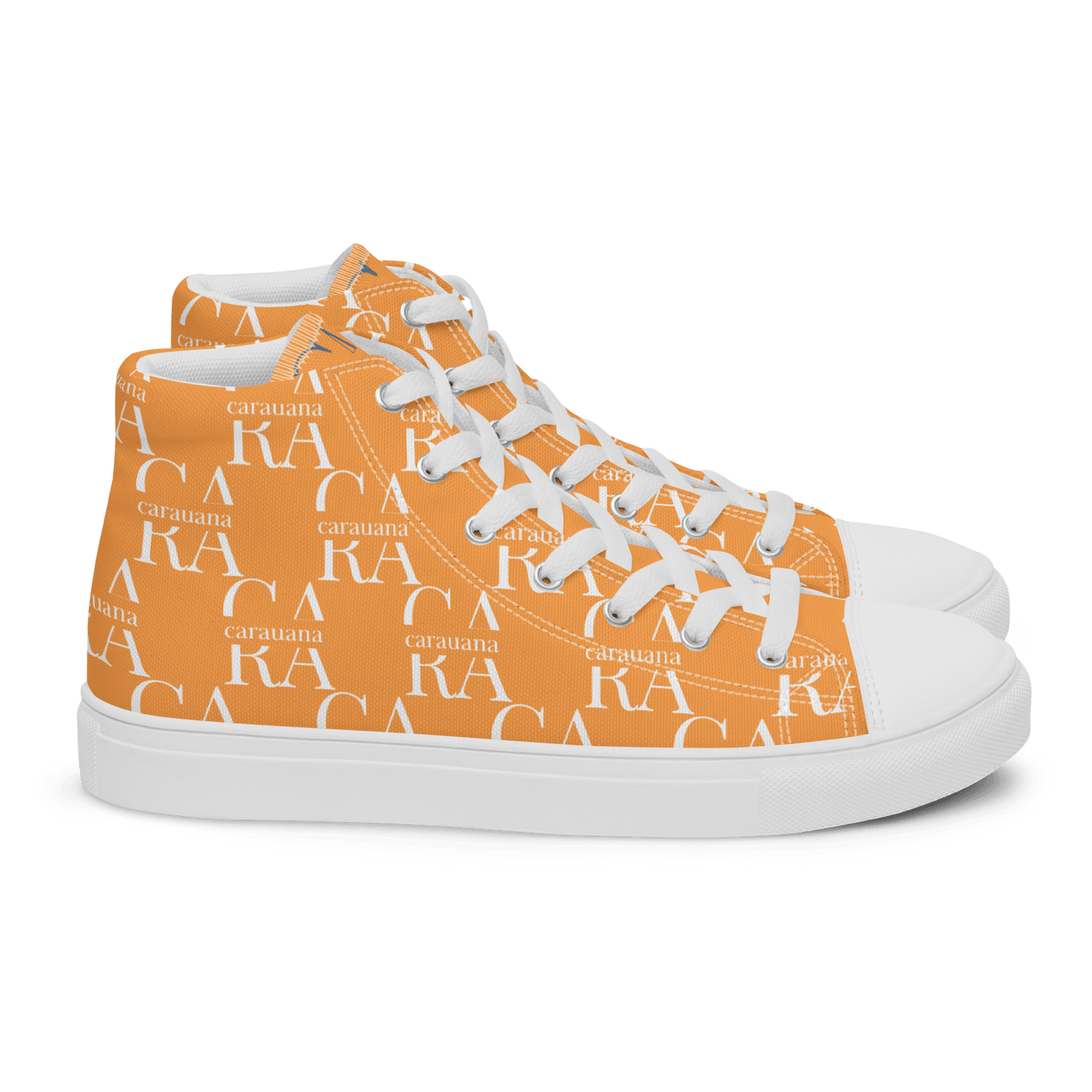 CARAUANA Hip Hop canvas shoes Orange Branded Carauana Store