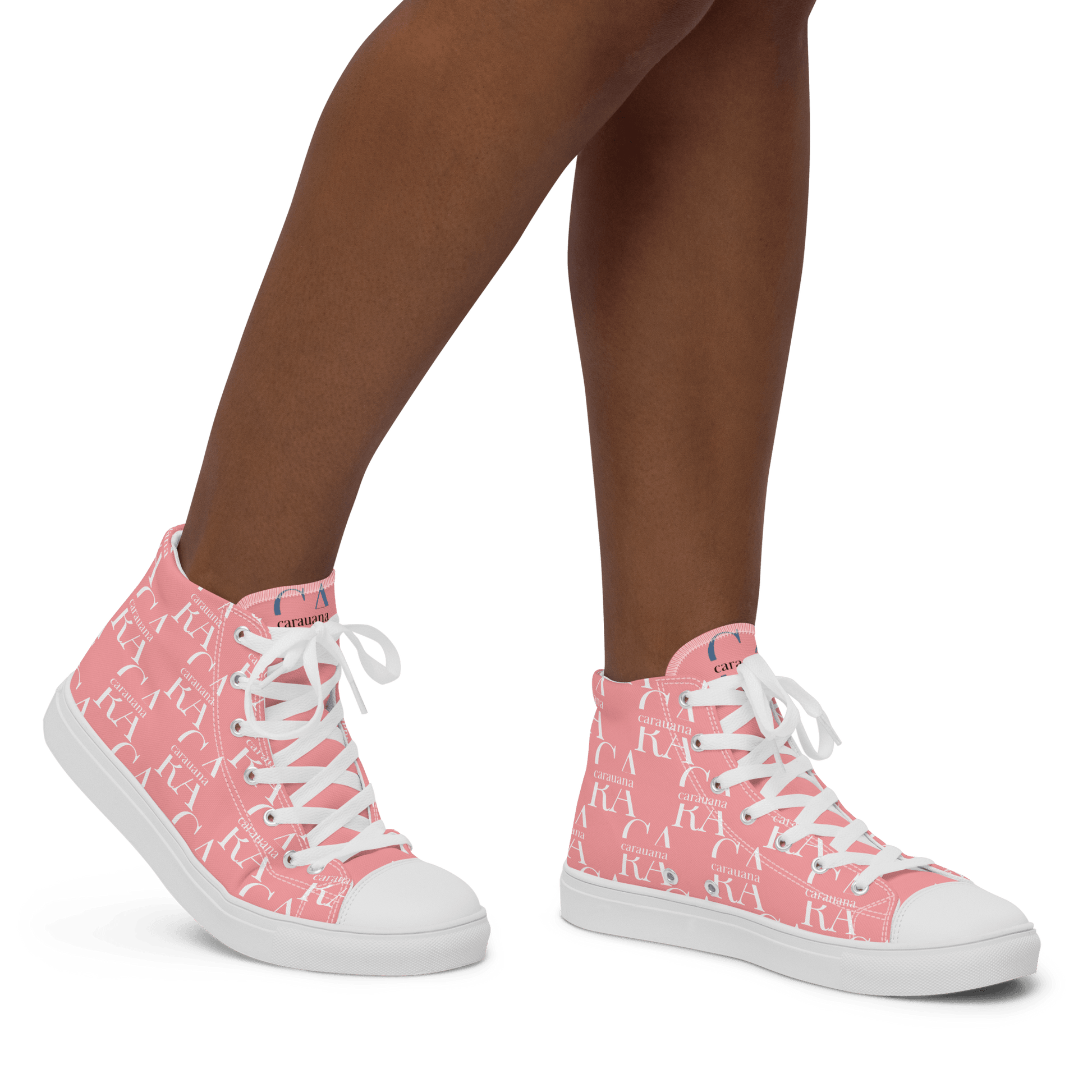 CARAUANA Hip Hop canvas shoes Pink Branded Carauana Store