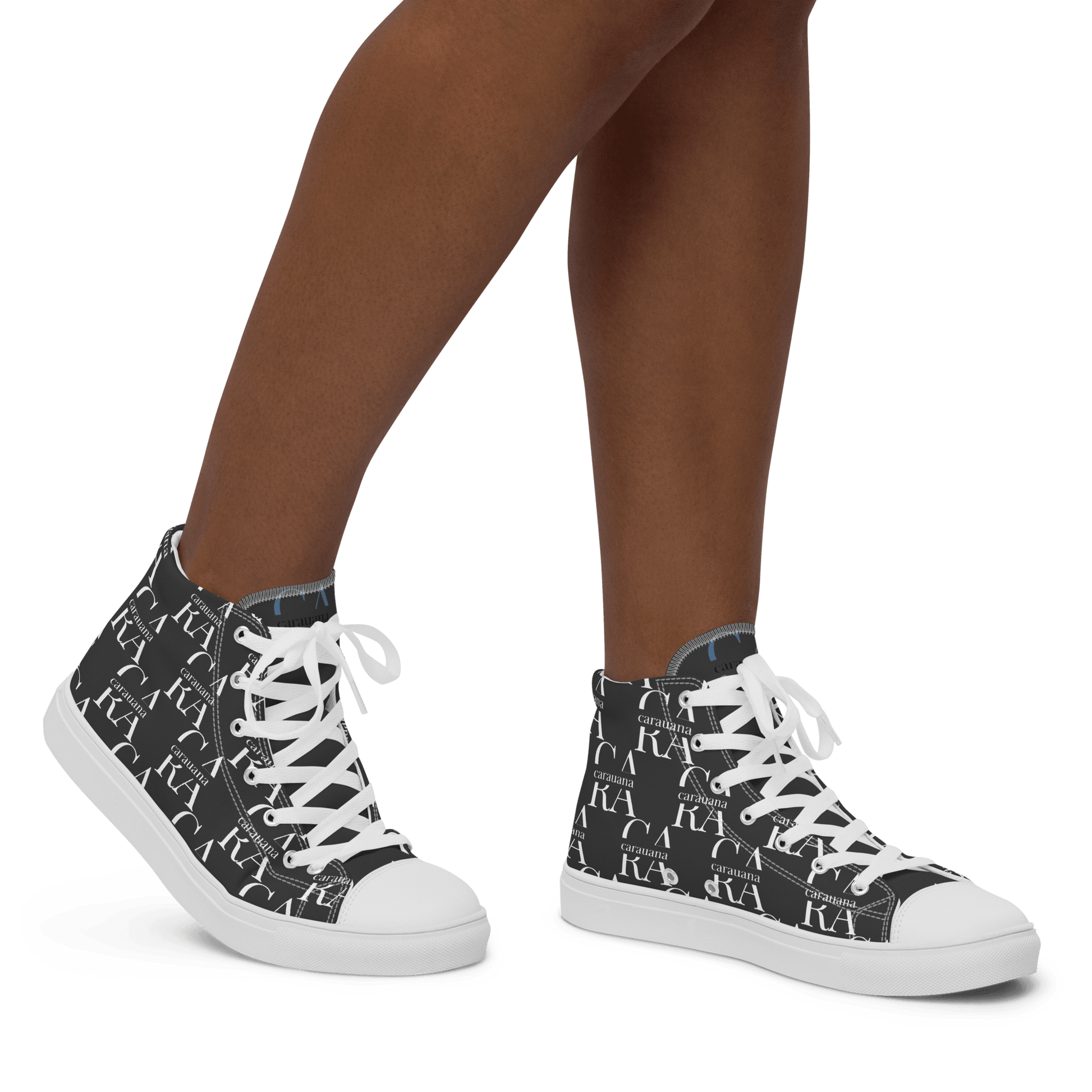 CARAUANA Hip Hop canvas shoes black Branded Carauana Store