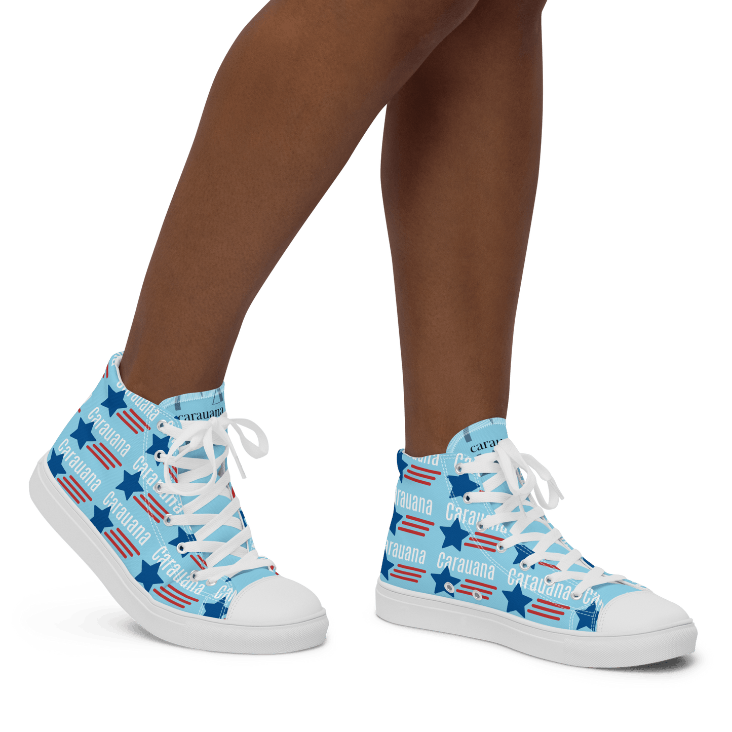 CARAUANA Hip Hop canvas shoes sky blue USA Carauana Store