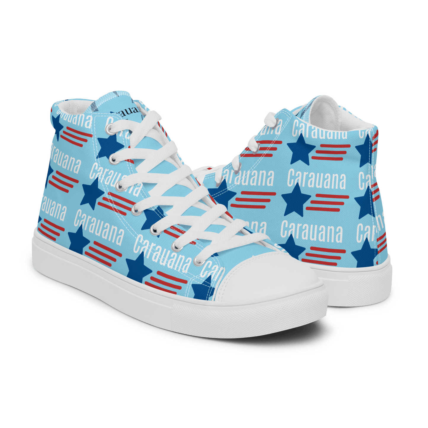 CARAUANA Hip Hop canvas shoes sky blue USA Carauana Store