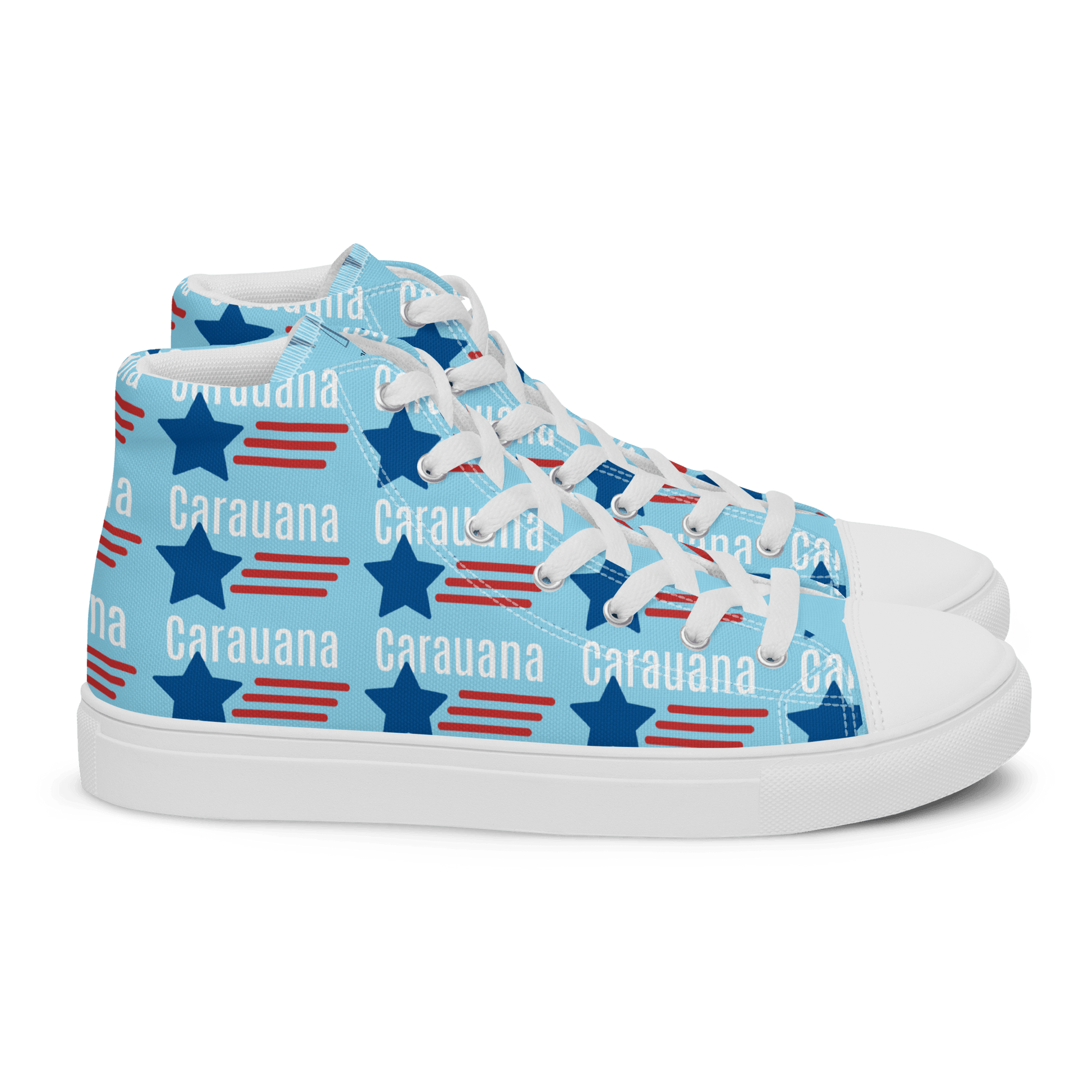 CARAUANA Hip Hop canvas shoes sky blue USA Carauana Store