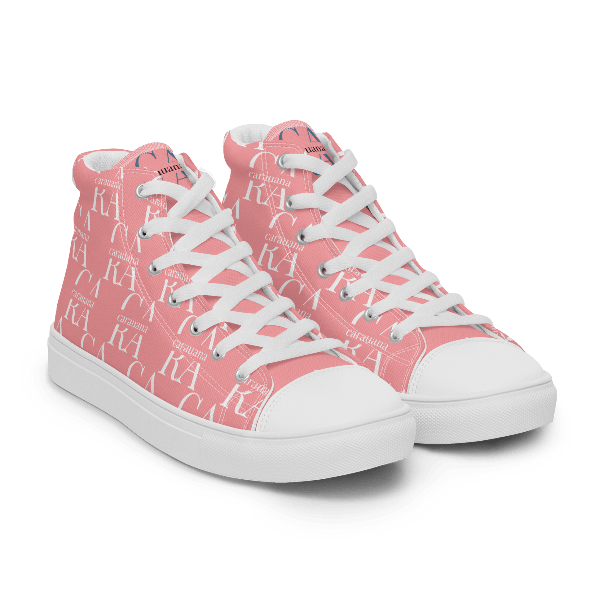 CARAUANA Hip Hop canvas shoes Pink Branded Carauana Store