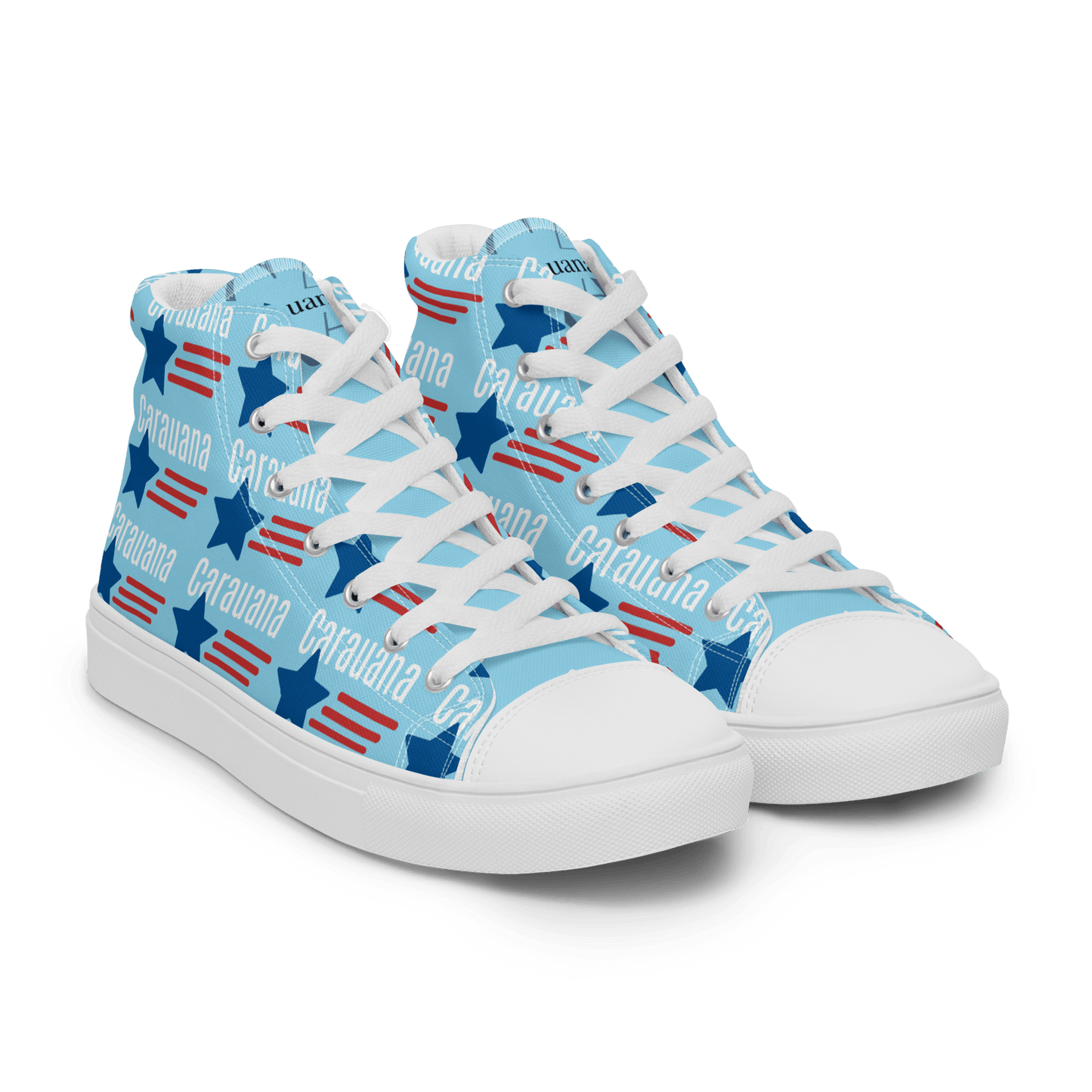 CARAUANA Hip Hop canvas shoes sky blue USA Carauana Store
