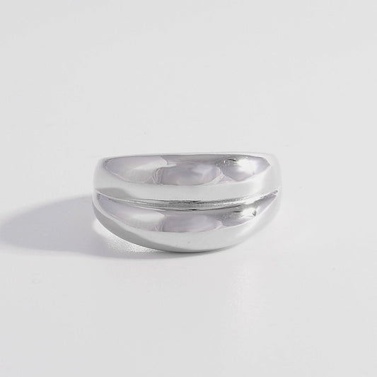 925 Sterling Silver Bulging Ring Carauana Store