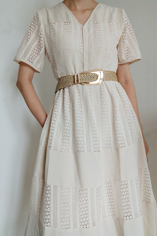 Irregular Buckle Braid Belt Carauana Store