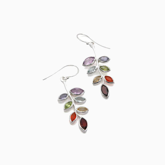 Leaf Shape Alloy Earrings Carauana Store