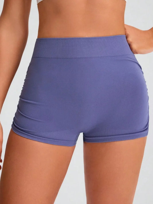 Elastic Waist Active Shorts Carauana Store