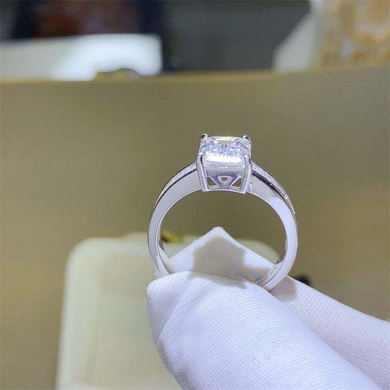 3 Carat Moissanite 925 Sterling Silver Ring