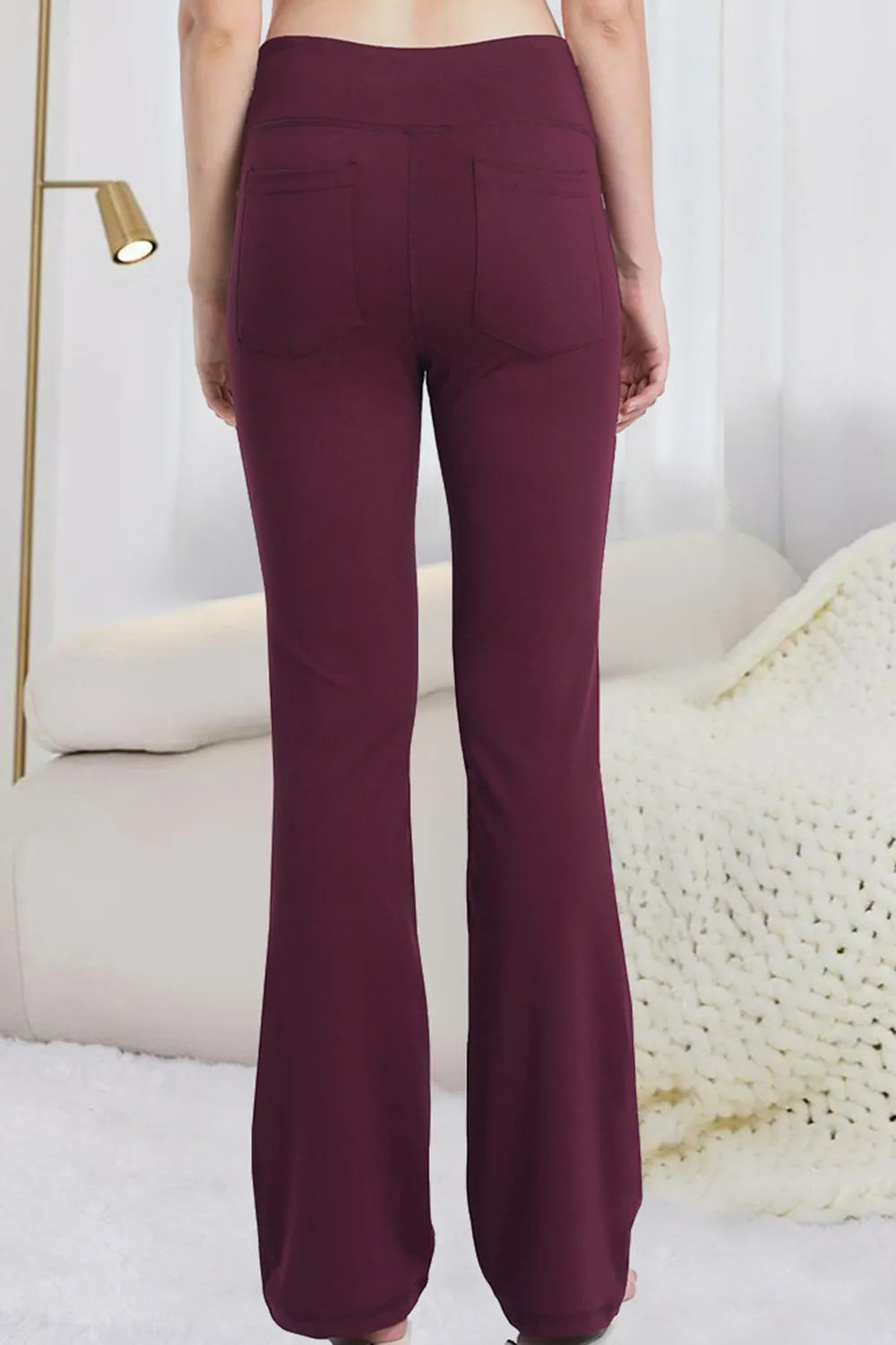 Pocketed High Waist Active Pants Carauana Store
