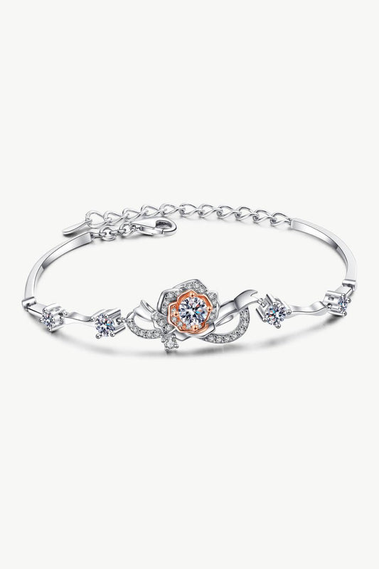 925 Sterling Silver Moissanite Bracelet Carauana Store