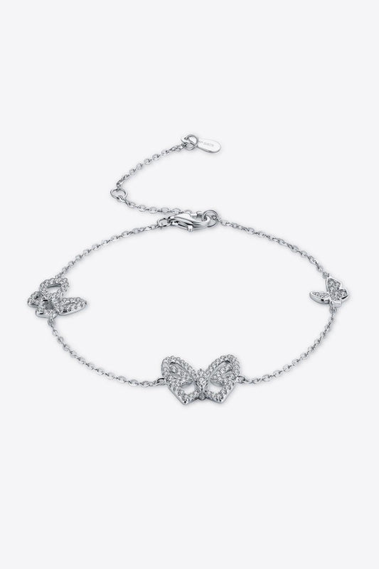 Moissanite Butterfly Shape Bracelet Carauana Store