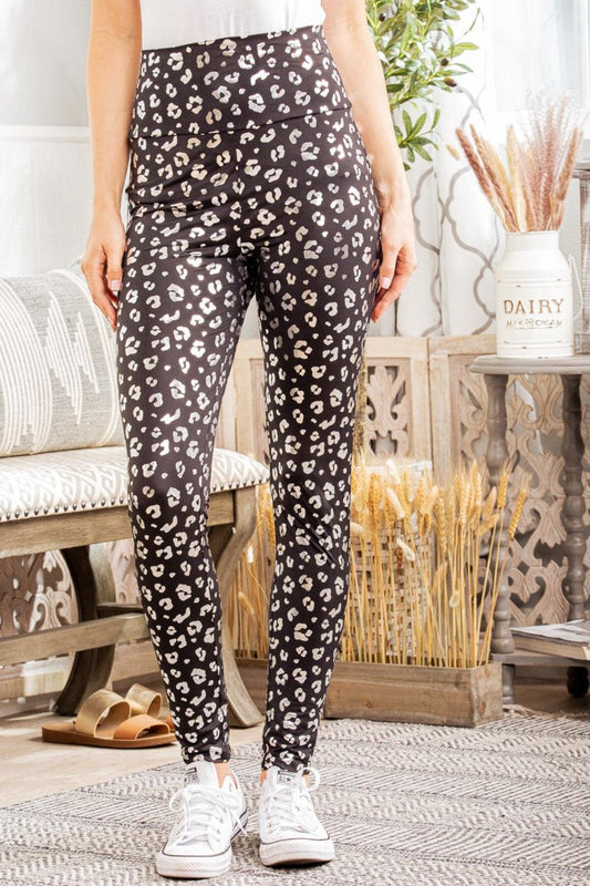 Heimish Full Size Leopard High Waist Leggings Carauana Store
