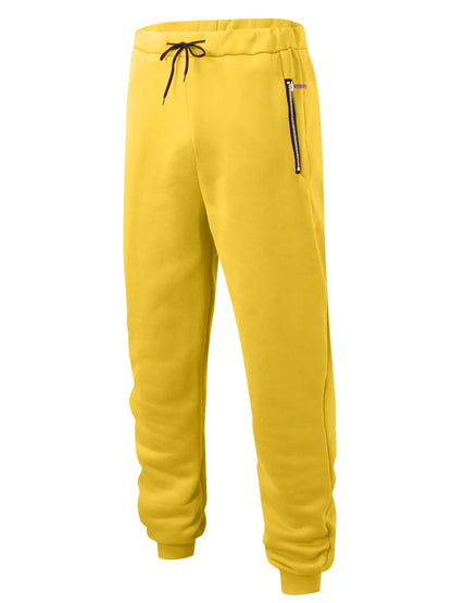 Men's Full Size Drawstring Pants with Pockets Plus Size