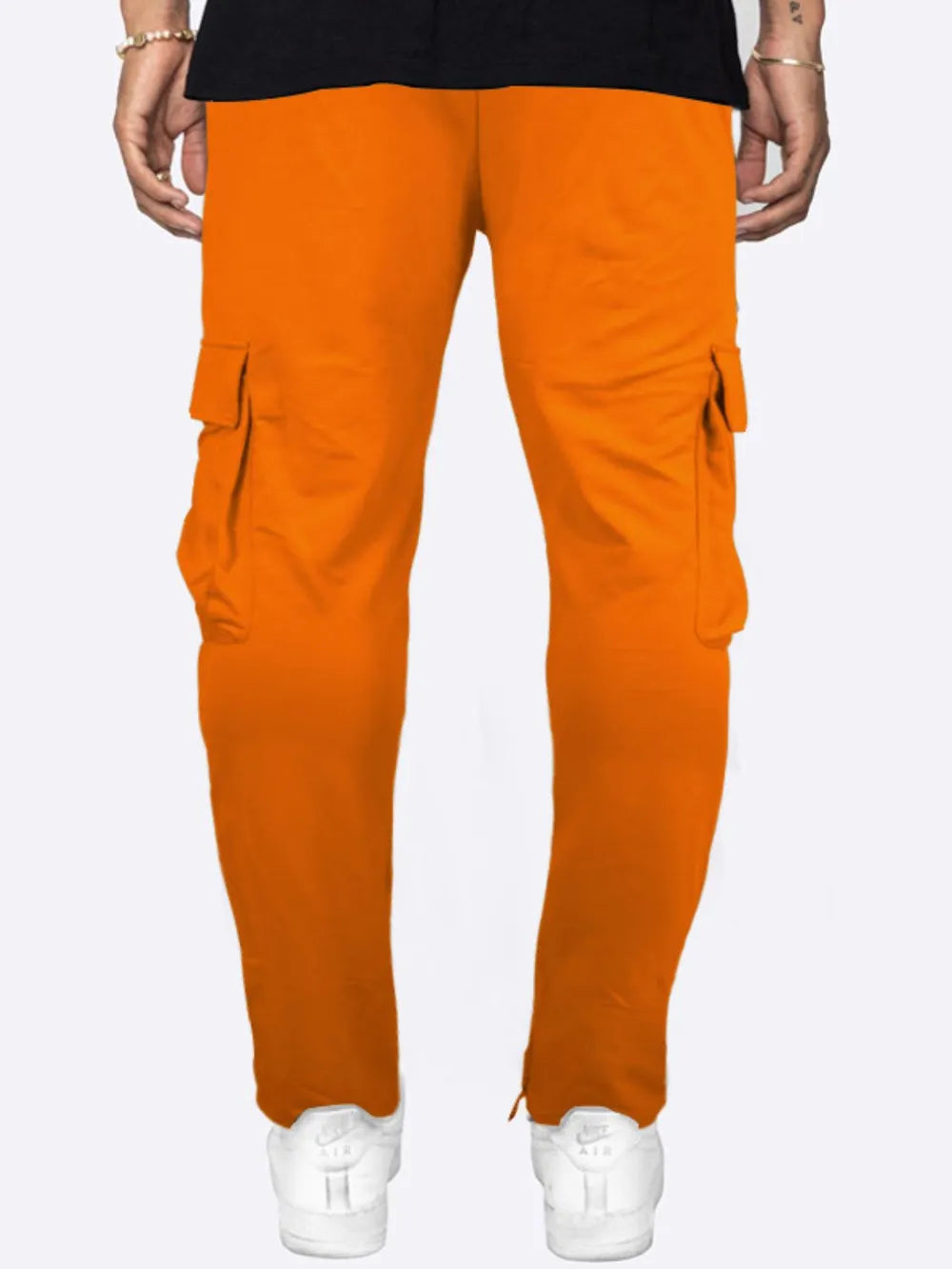 Men's Plus Size Solid Cargo Pants