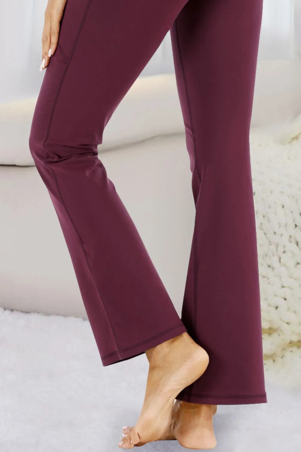 Pocketed High Waist Active Pants Carauana Store