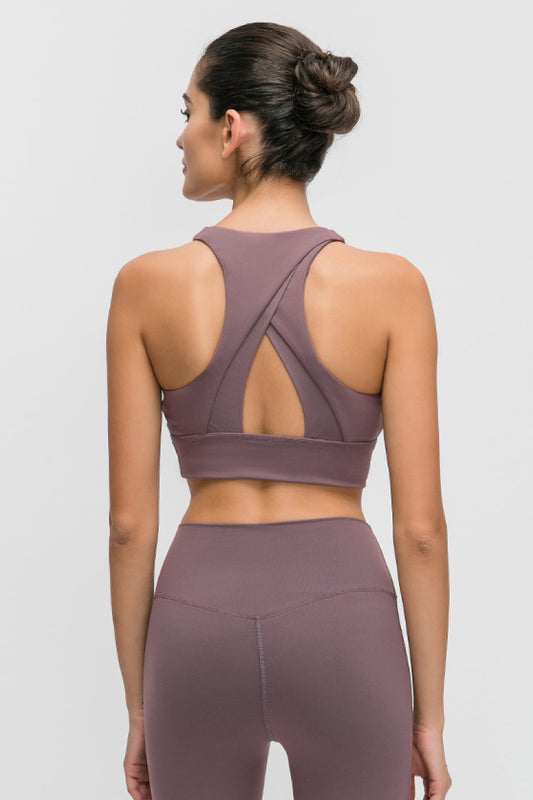 Millennia Halter Keyhole Sports Bra Carauana Store