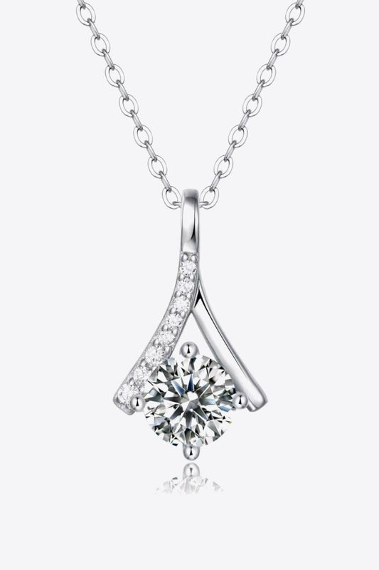 Special Occasion 1 Carat Moissanite Pendant Necklace Carauana Store