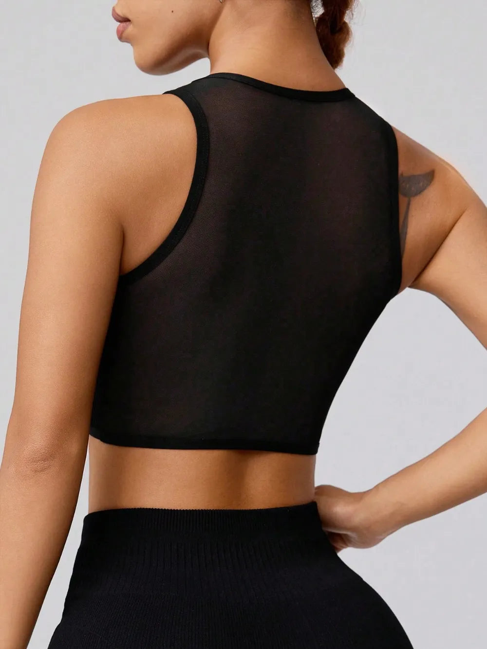 Round Neck Active Tank Carauana Store