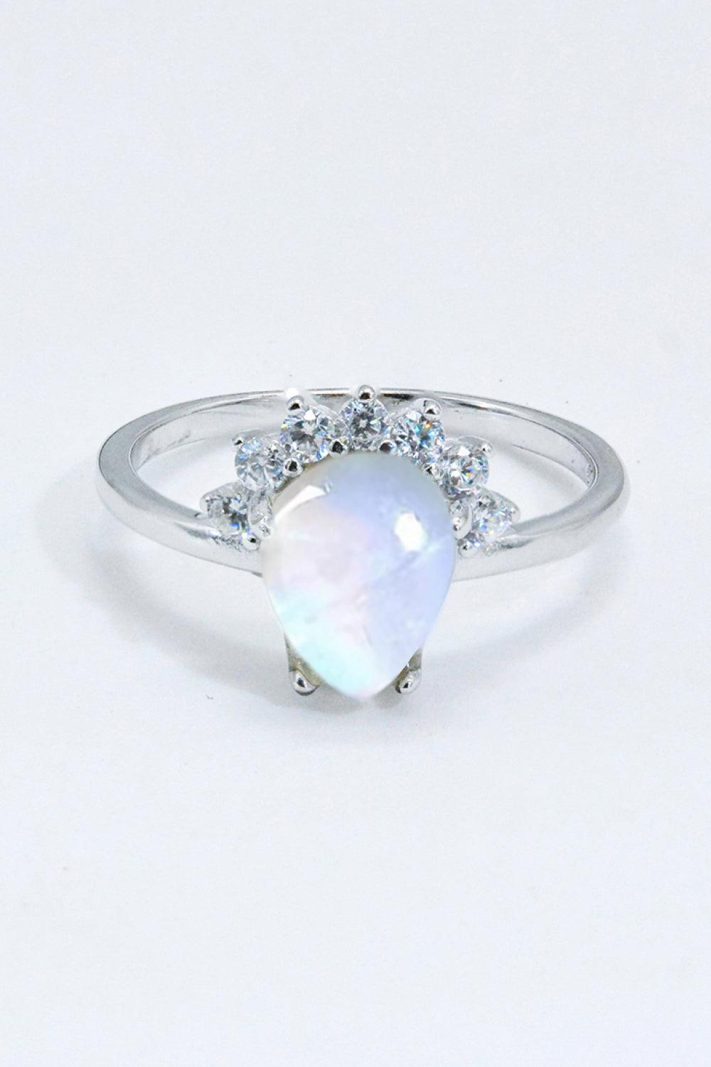 925 Sterling Silver Moonstone Ring