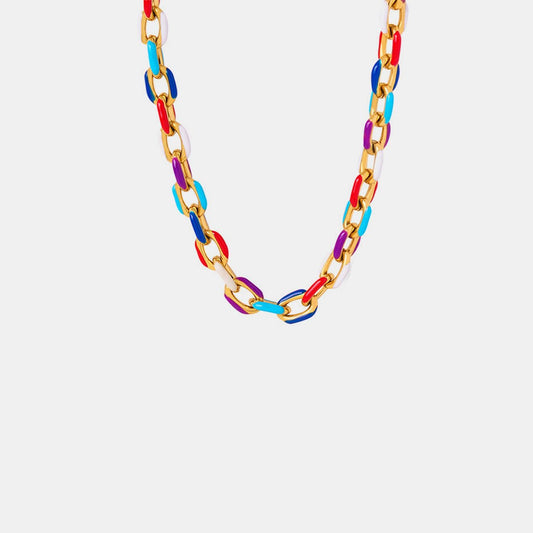 18K Gold-Plated Titanium Steel Necklace Carauana Store