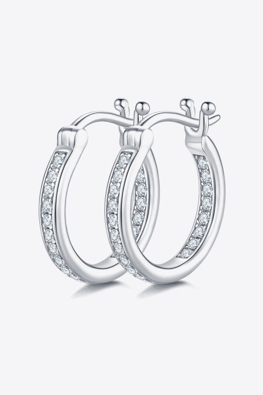 Adored Moissanite 925 Sterling Silver Earrings Carauana Store