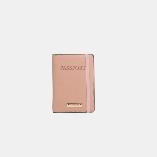 Nicole Lee USA Solid Passport Wallet 