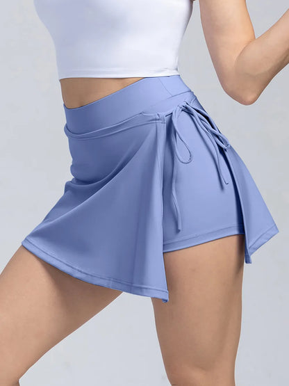 High Waist Active Skort with Pockets Carauana Store