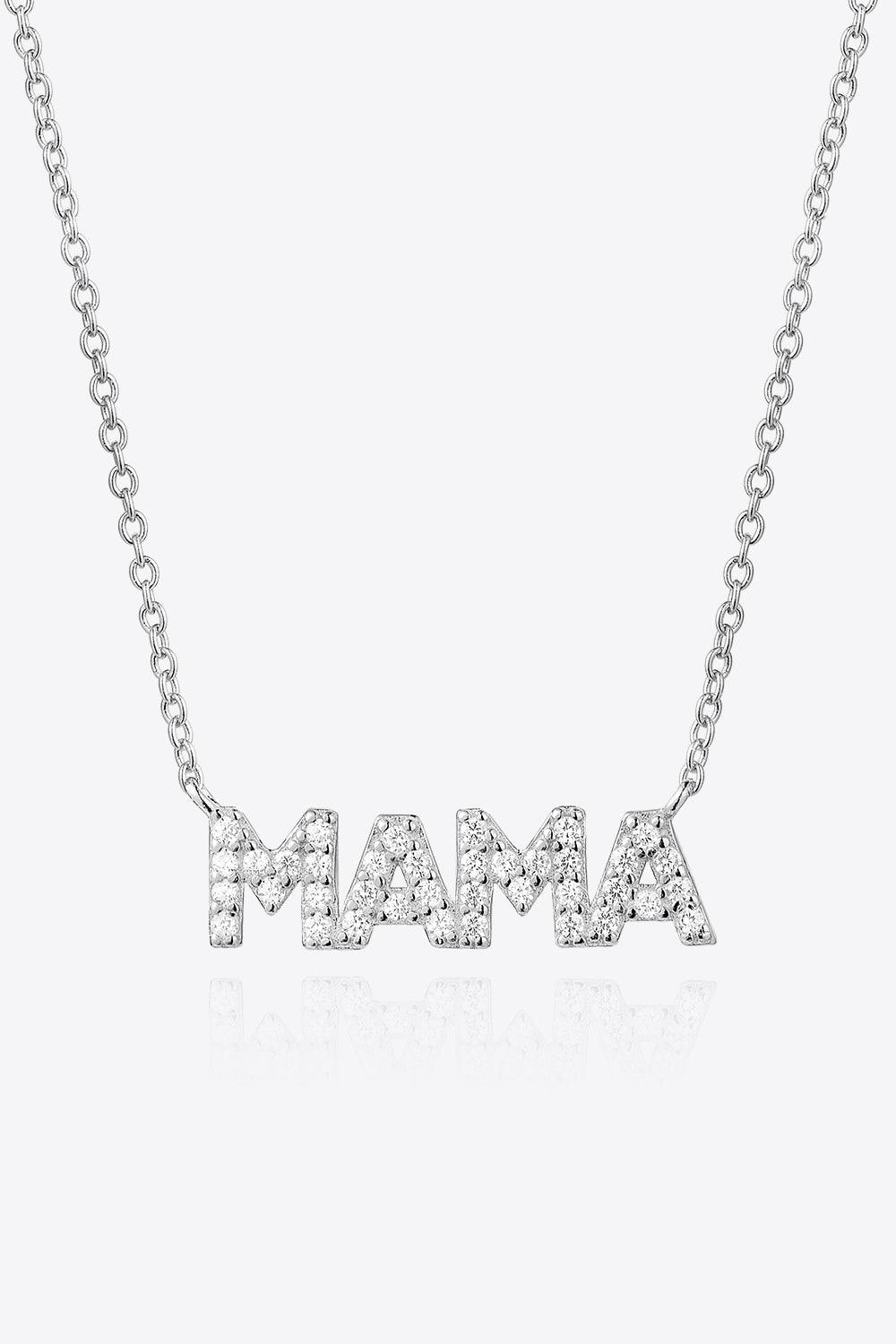 MAMA Zircon 925 Sterling Silver Necklace